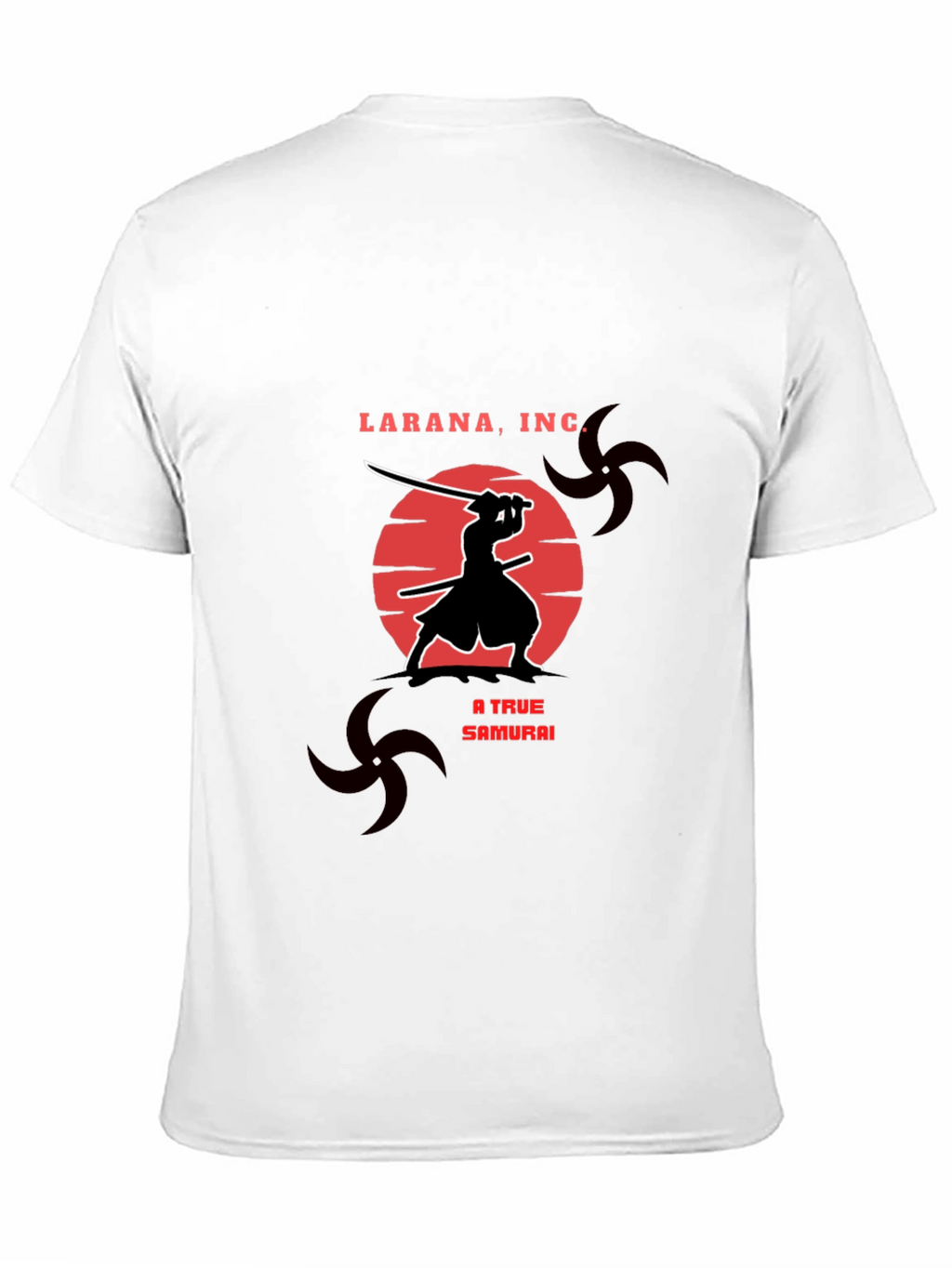 Samurai Silhouette Graphic Tee - Larana Inc.