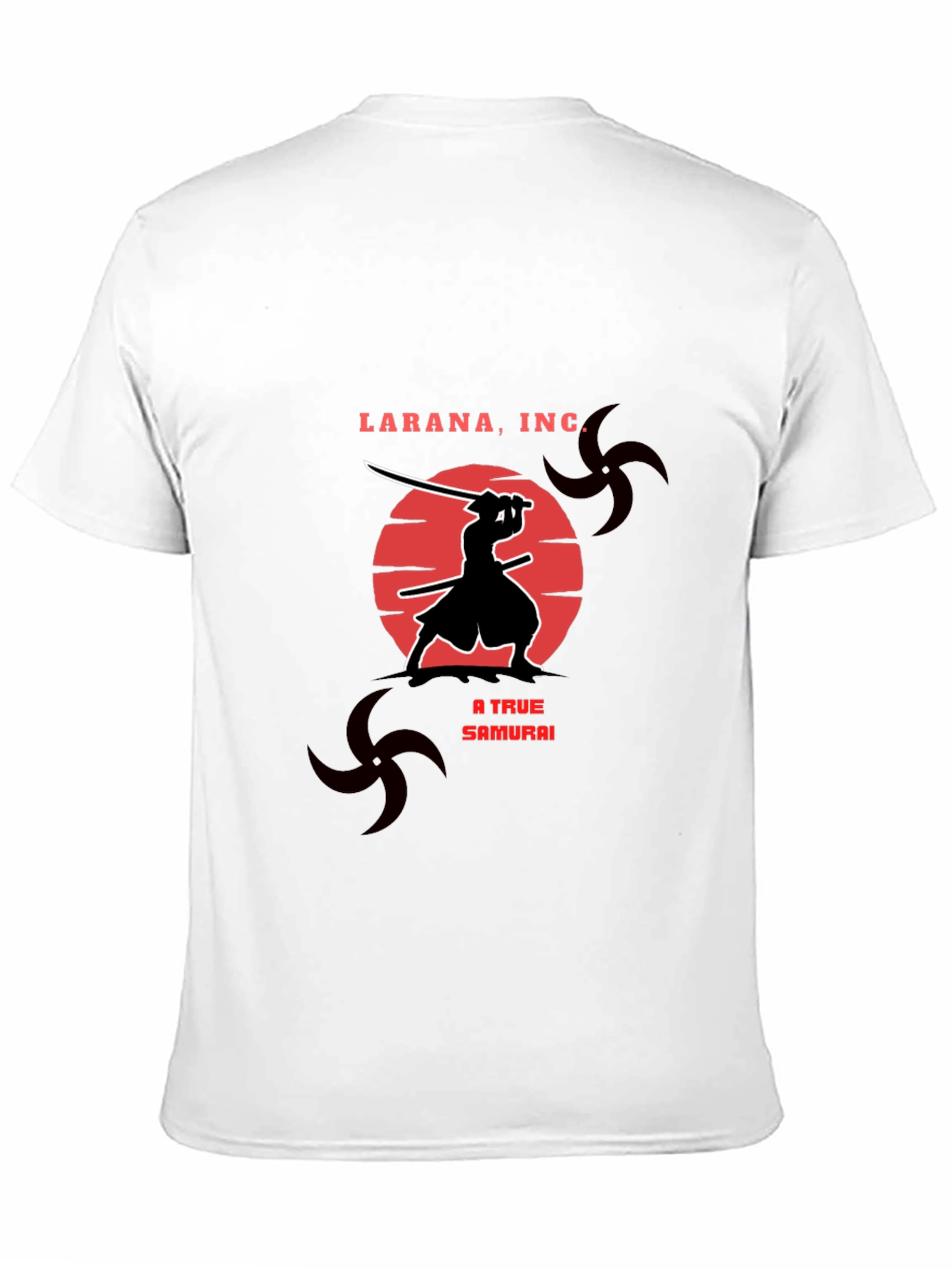 Samurai Silhouette Graphic Tee - Larana Inc.