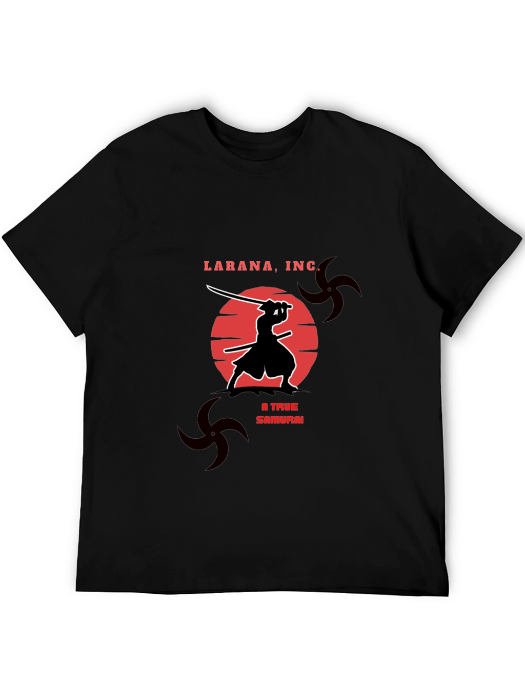 Samurai Silhouette Graphic Tee - Larana Inc.