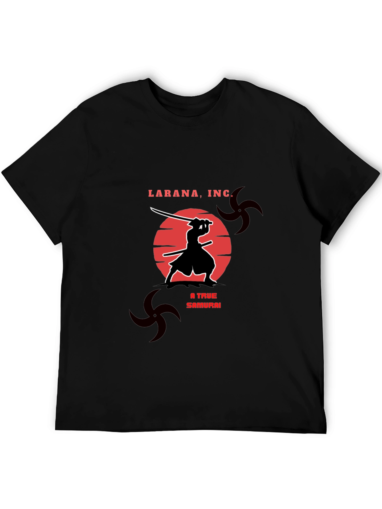 Samurai Silhouette Graphic Tee - Larana Inc.