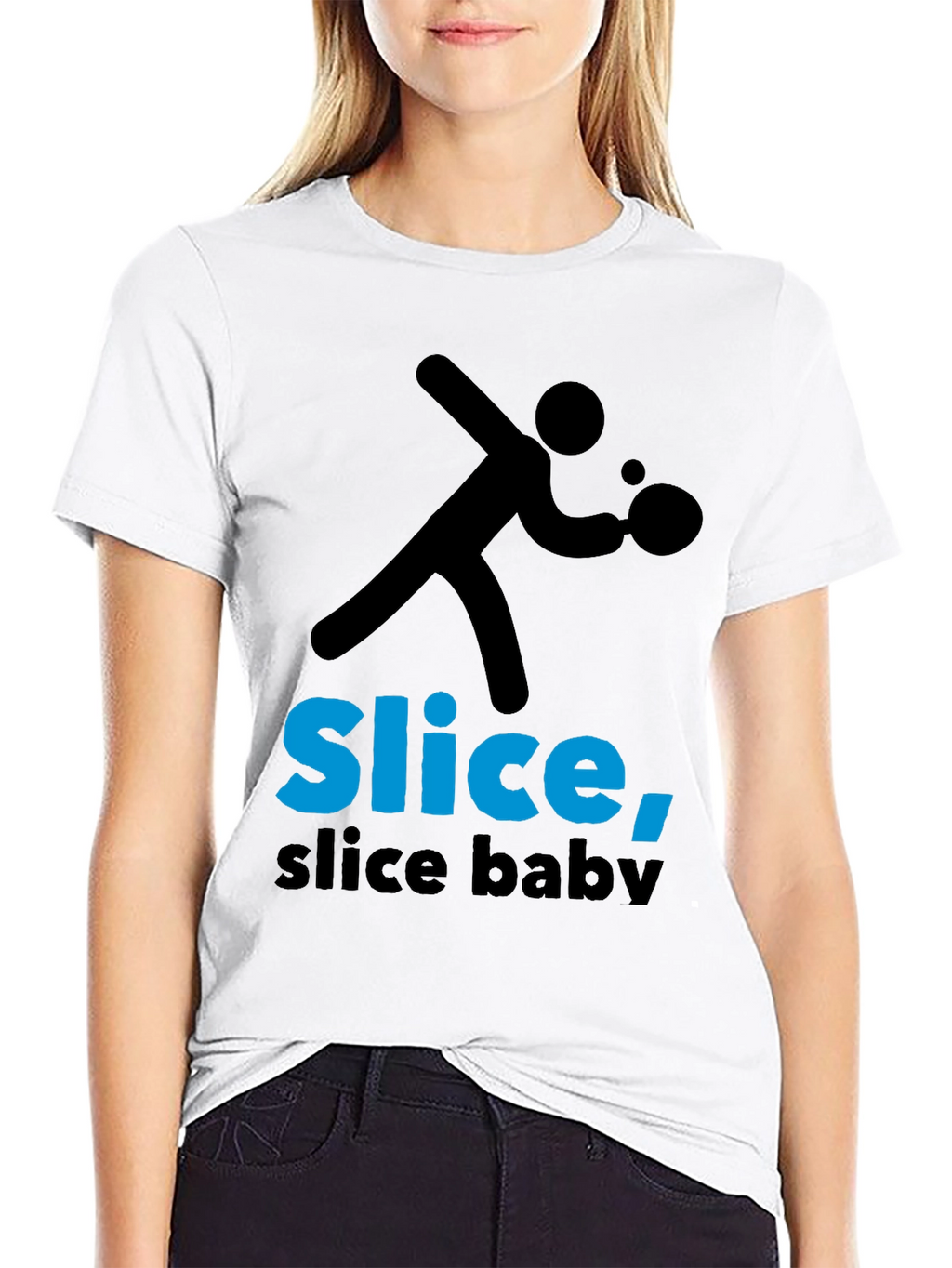 Slice Slice Baby T-Shirt - Table Tennis Tee