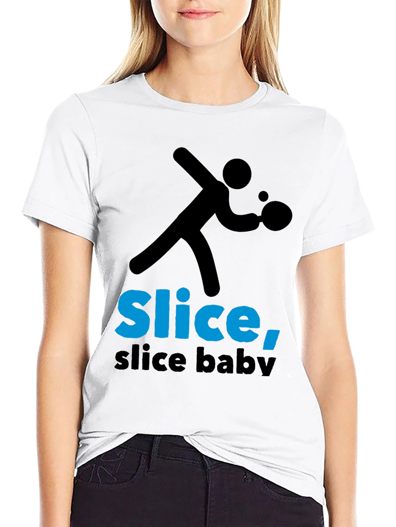Slice Slice Baby T-Shirt - Table Tennis Tee