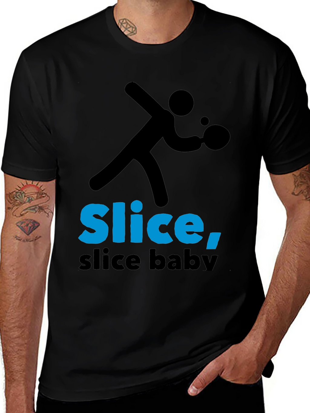 Slice Slice Baby T-Shirt - Table Tennis Tee