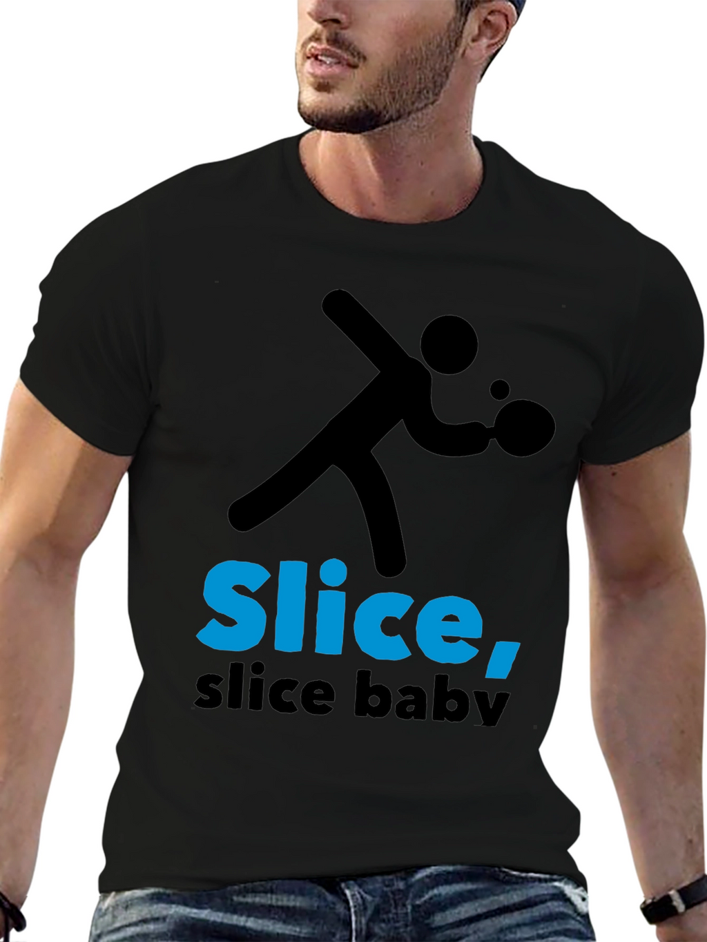 Slice Slice Baby T-Shirt - Table Tennis Tee