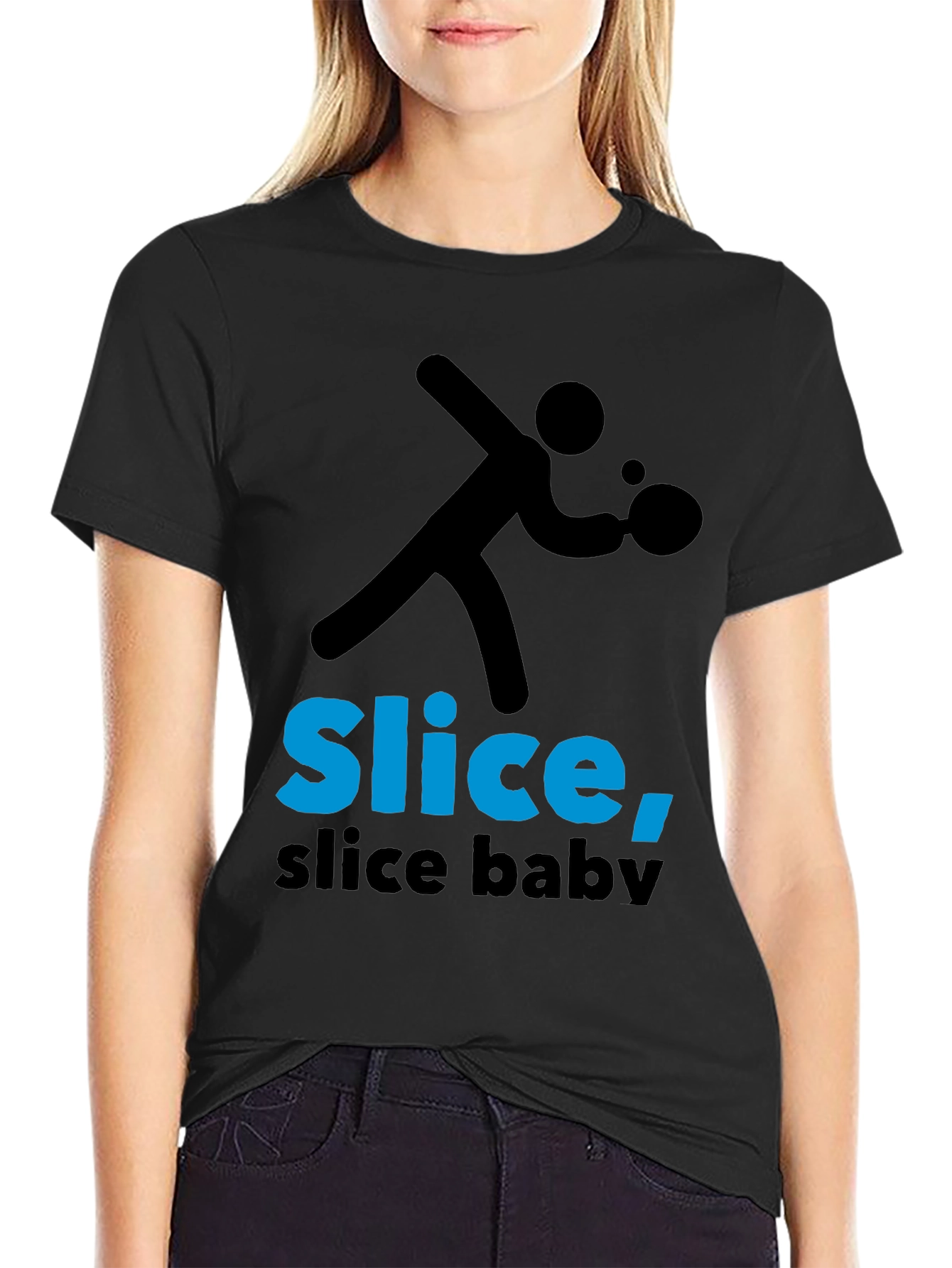 Slice Slice Baby T-Shirt - Table Tennis Tee