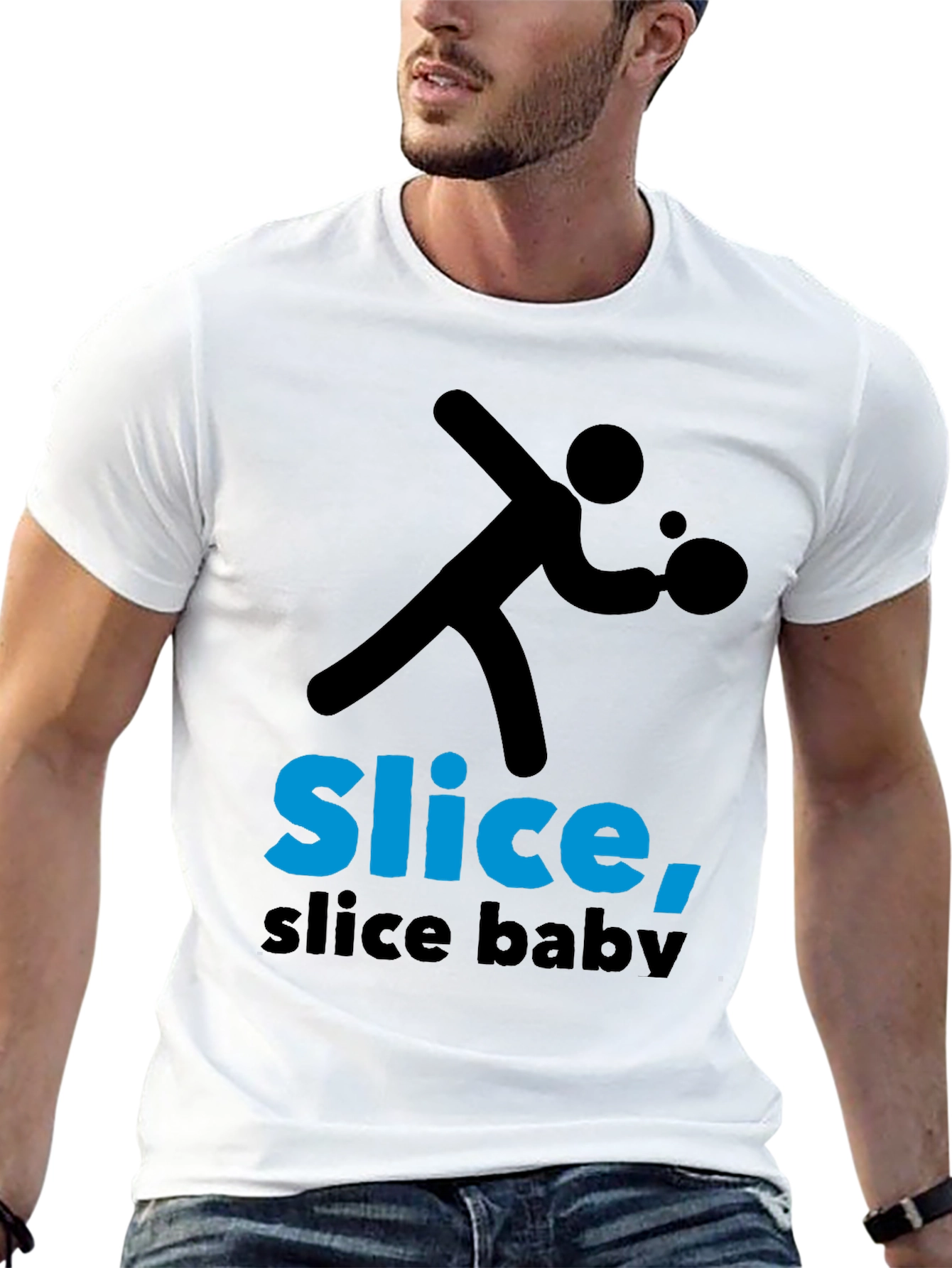 Slice Slice Baby T-Shirt - Table Tennis Tee