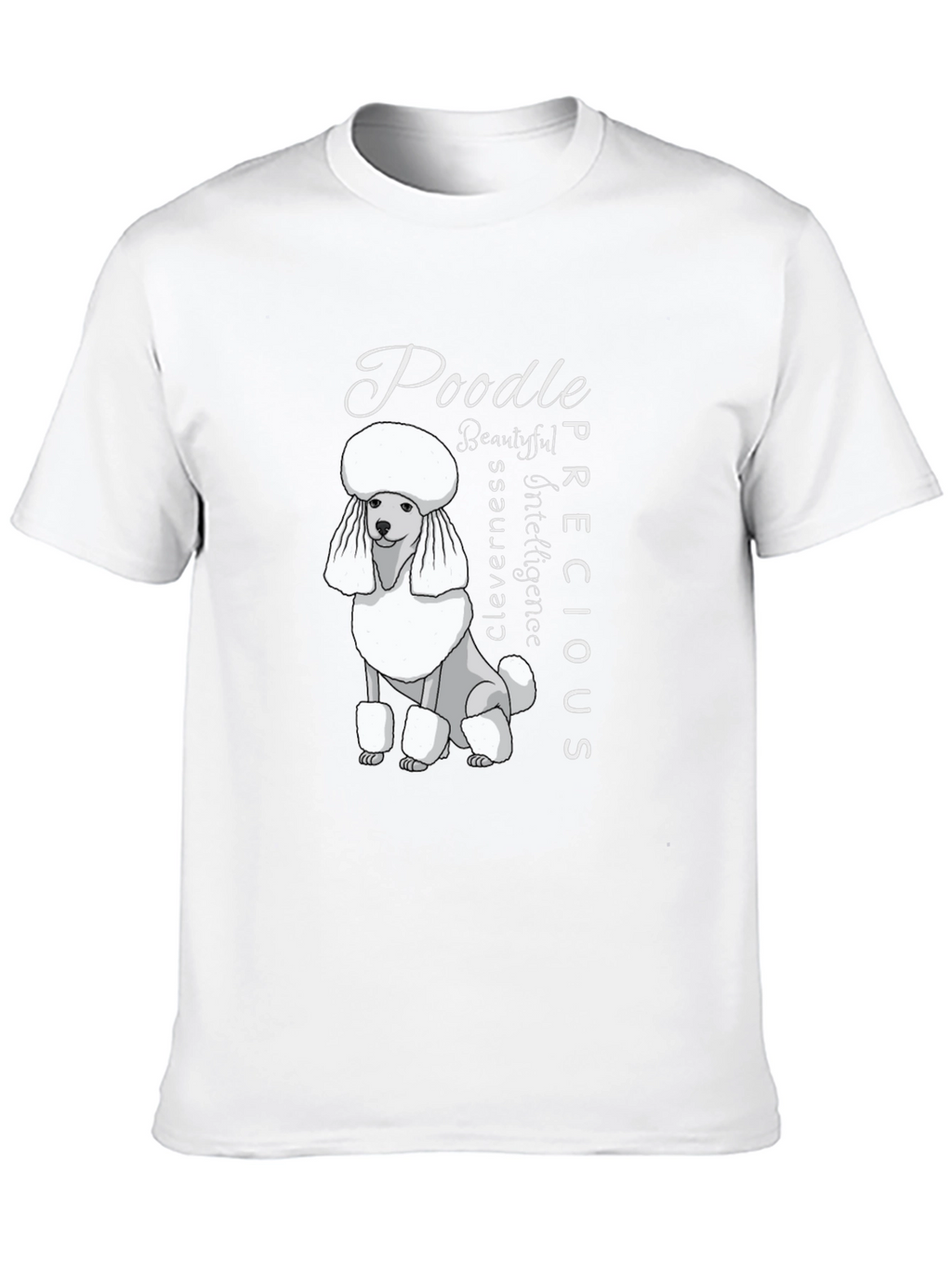 Poodle Dog Lover Black T-Shirt