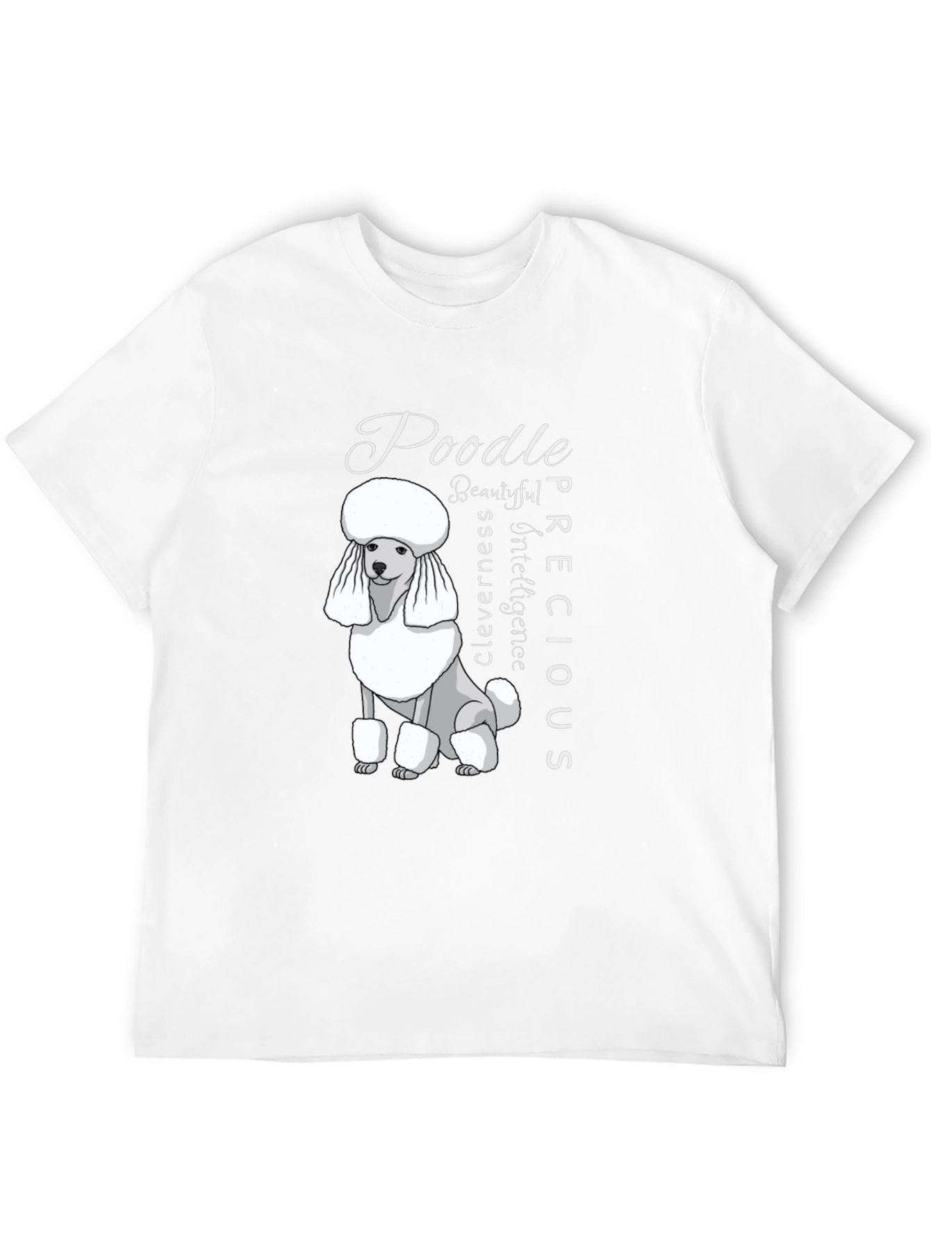 Poodle Dog Lover Black T-Shirt