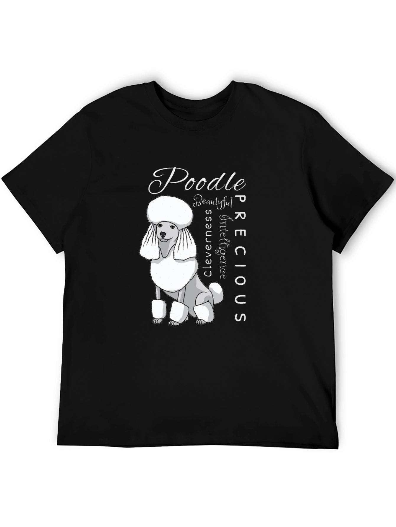 Poodle Dog Lover Black T-Shirt