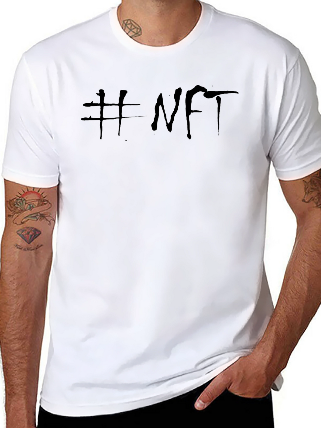 Edgy #NFT Black T-Shirt - Crypto Fashion
