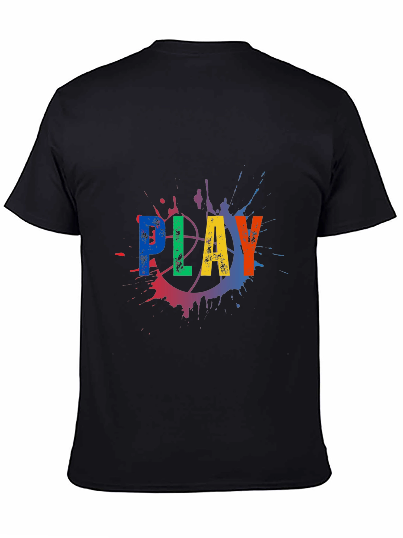 Play Basketball Graphic Tee - Mens Black T-Shirt