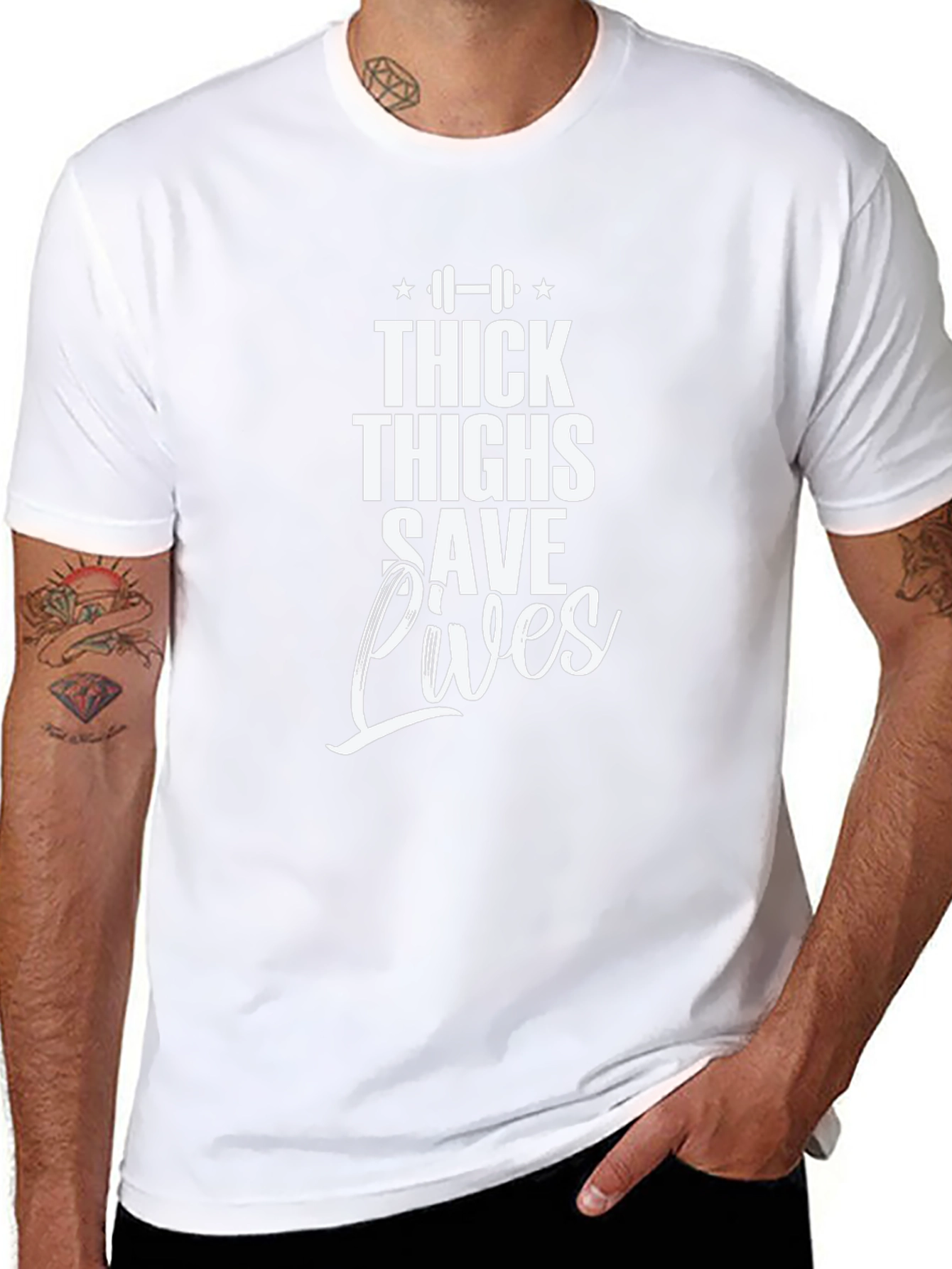 Thick Thighs Save Lives Graphic T-Shirt
