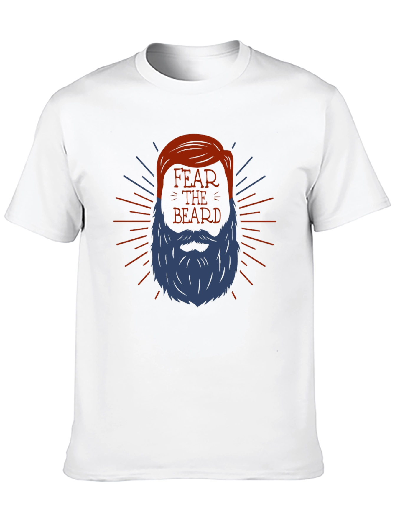 Fear the Beard Graphic T-Shirt - Black Cotton Tee