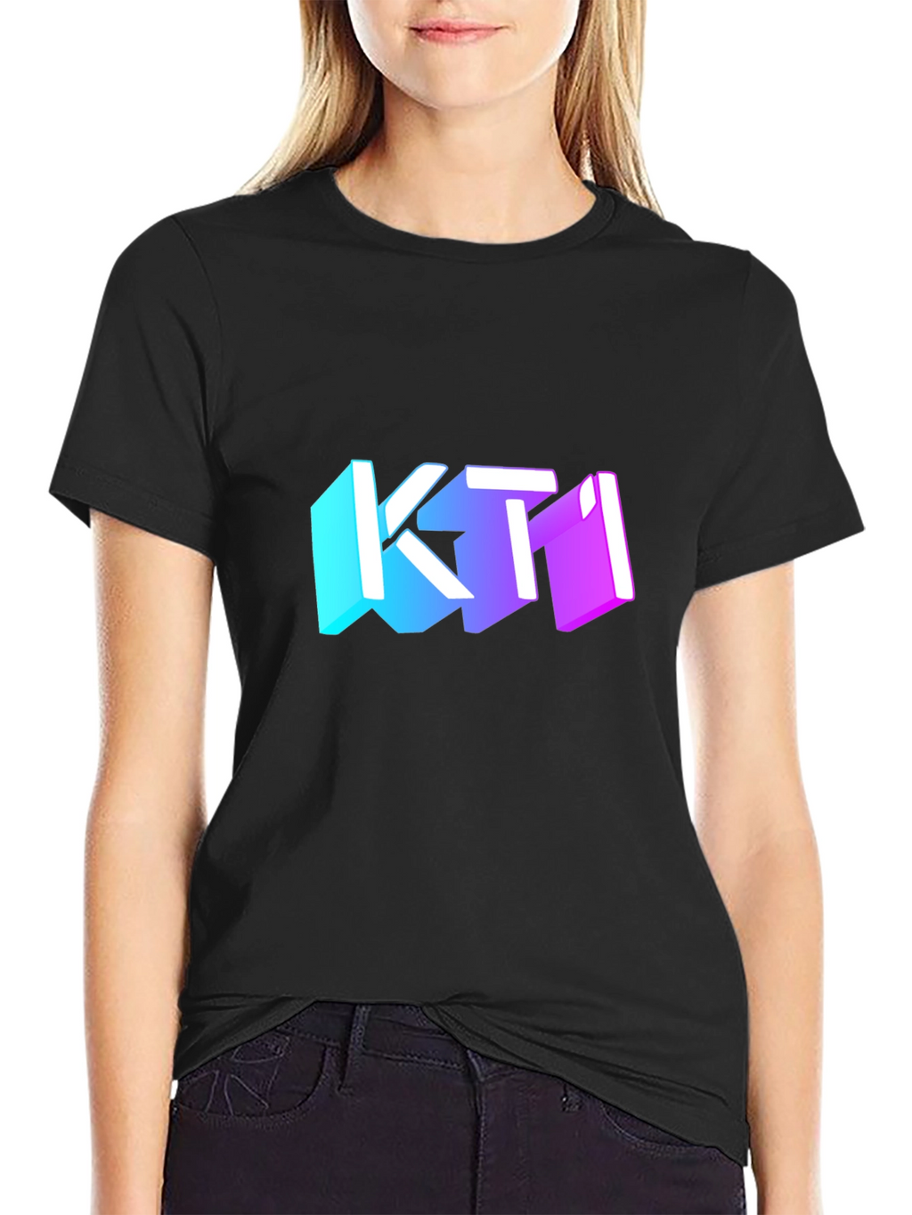 KTI Graphic Black T-Shirt