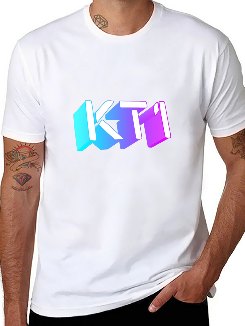 KTI Graphic Black T-Shirt