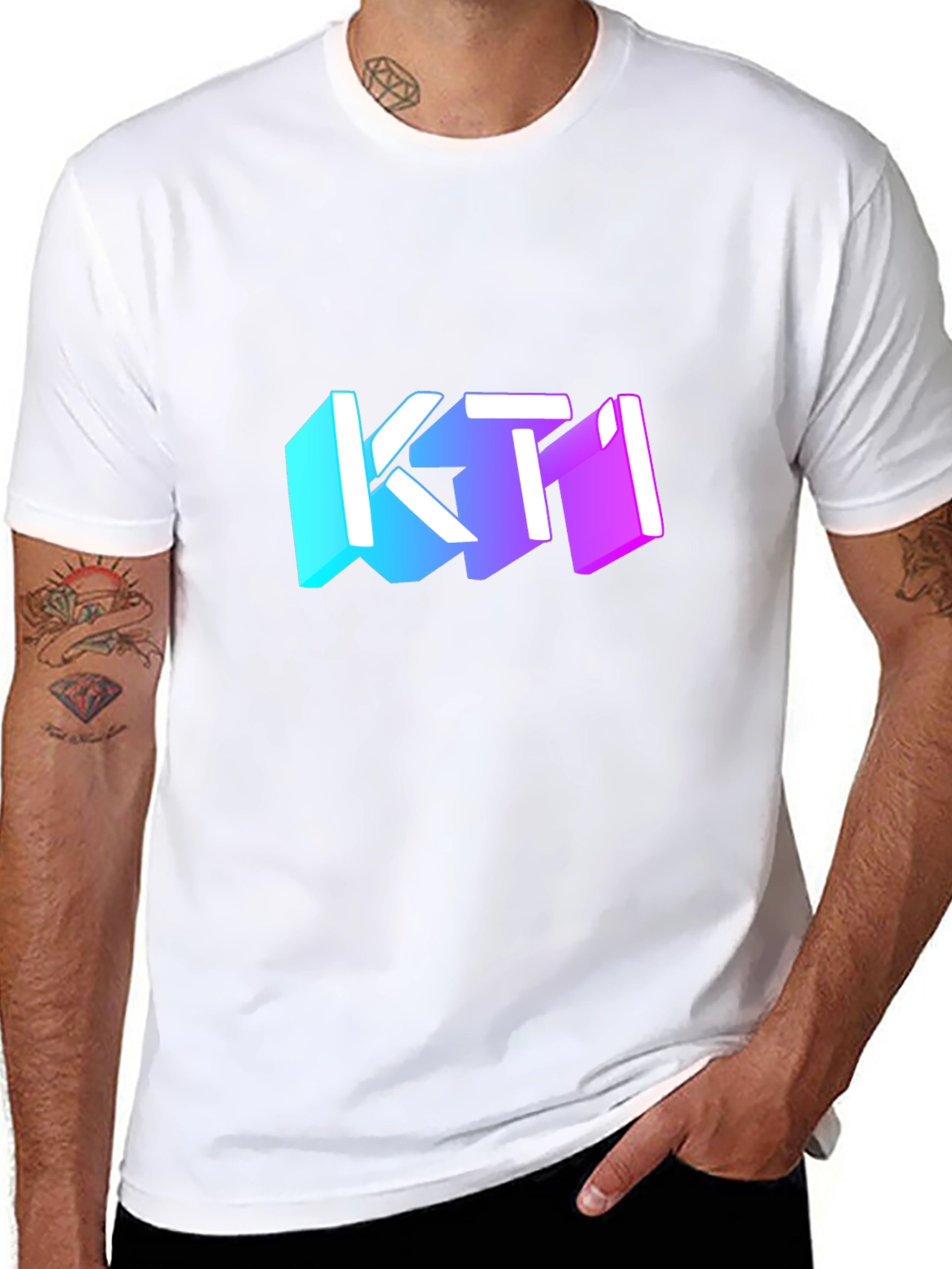 KTI Graphic Black T-Shirt