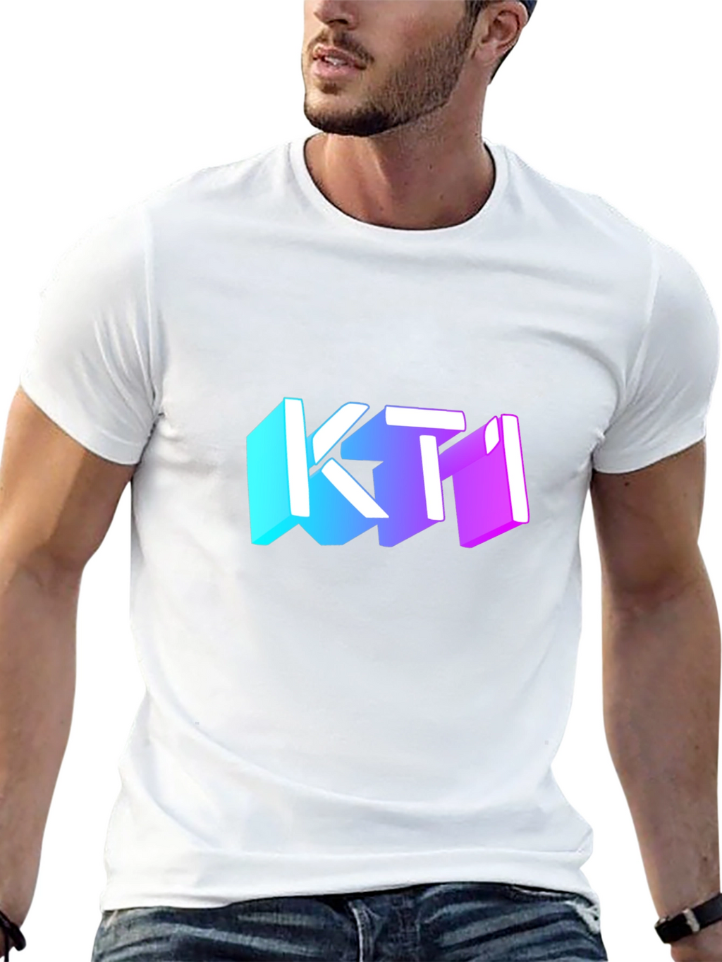 KTI Graphic Black T-Shirt