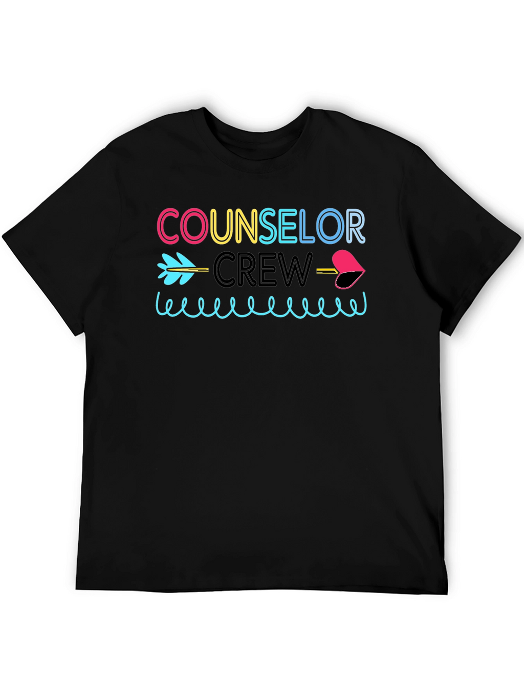 Counselor Crew Black T-Shirt