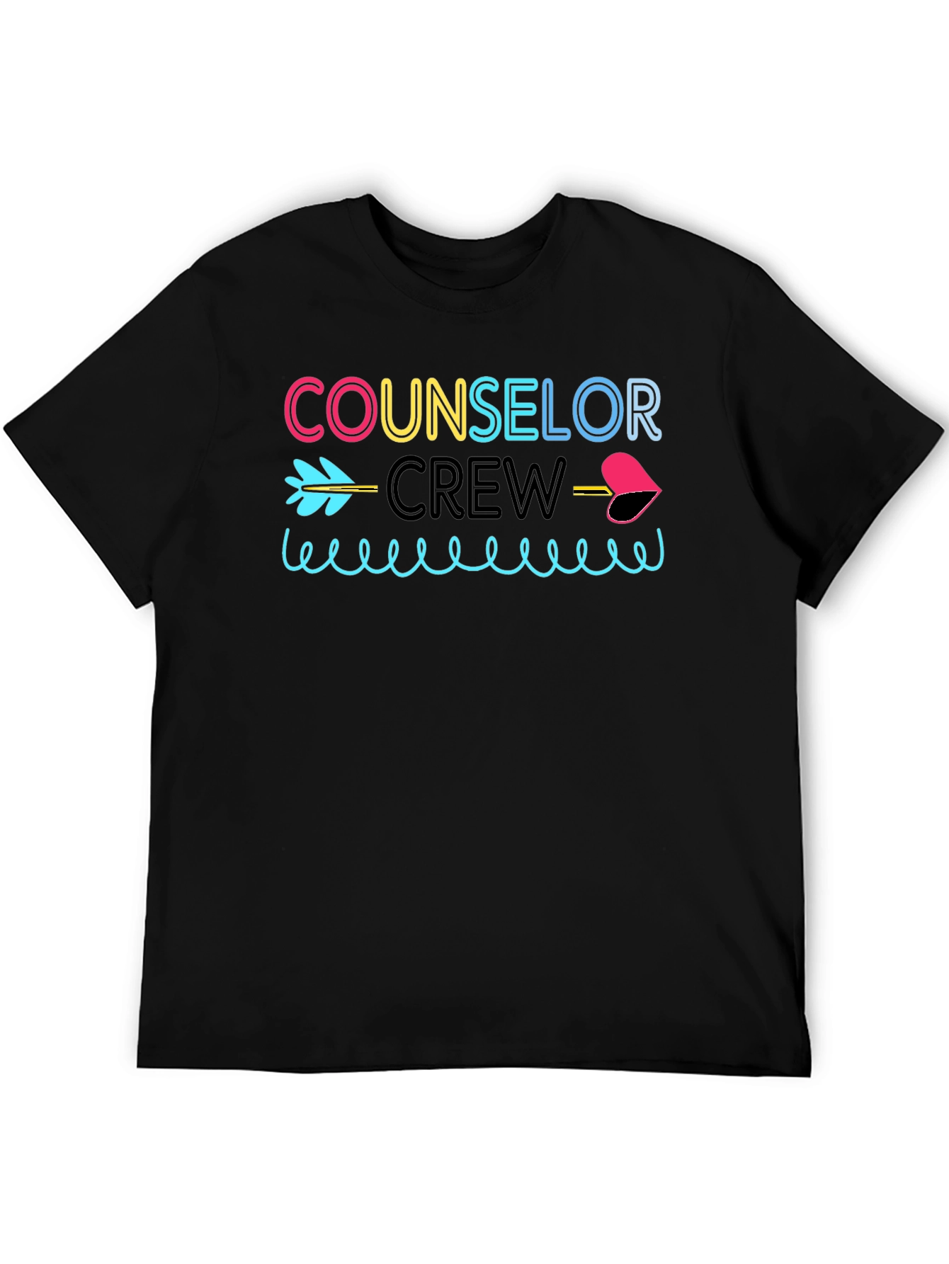 Counselor Crew Black T-Shirt