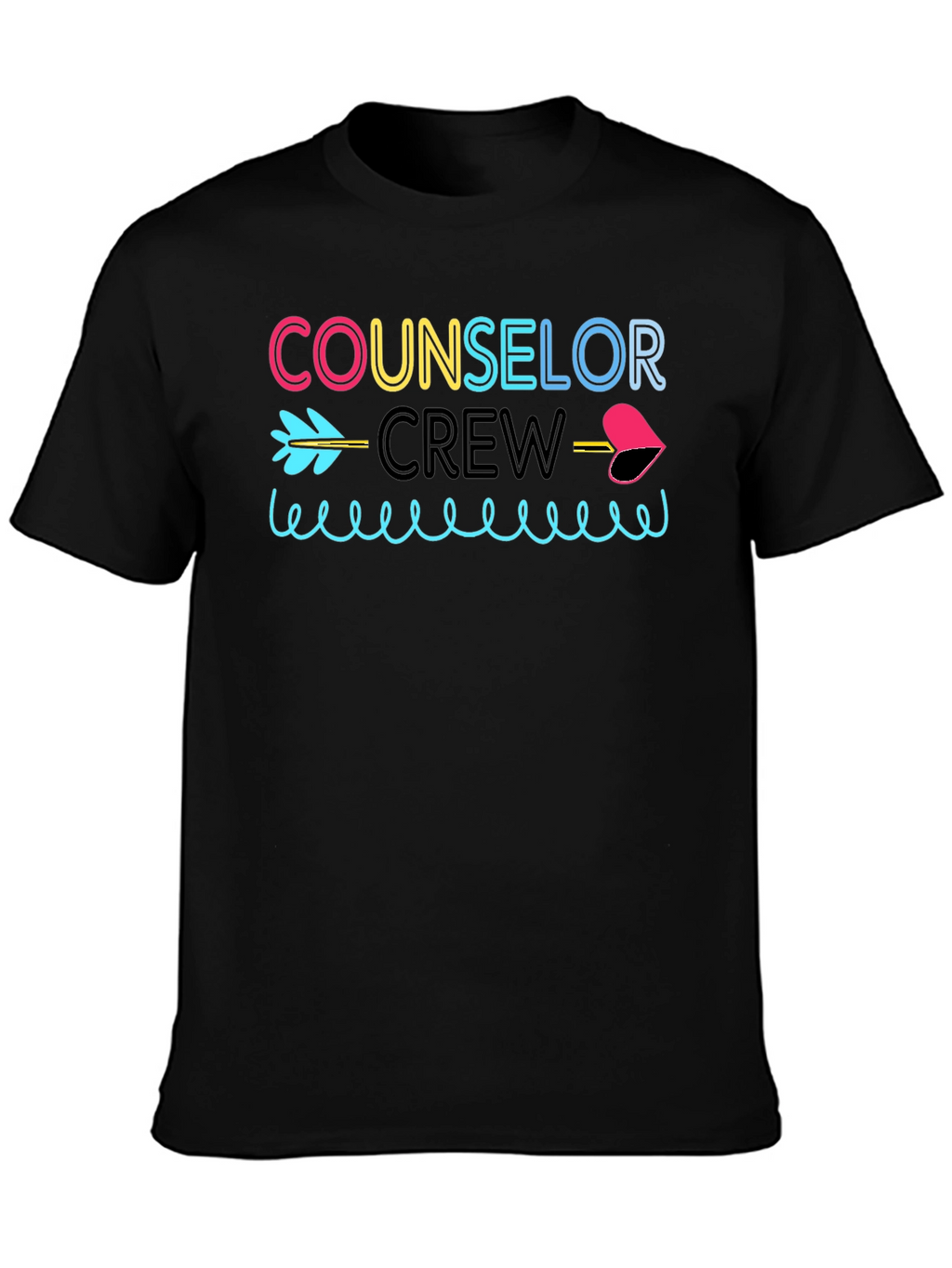 Counselor Crew Black T-Shirt