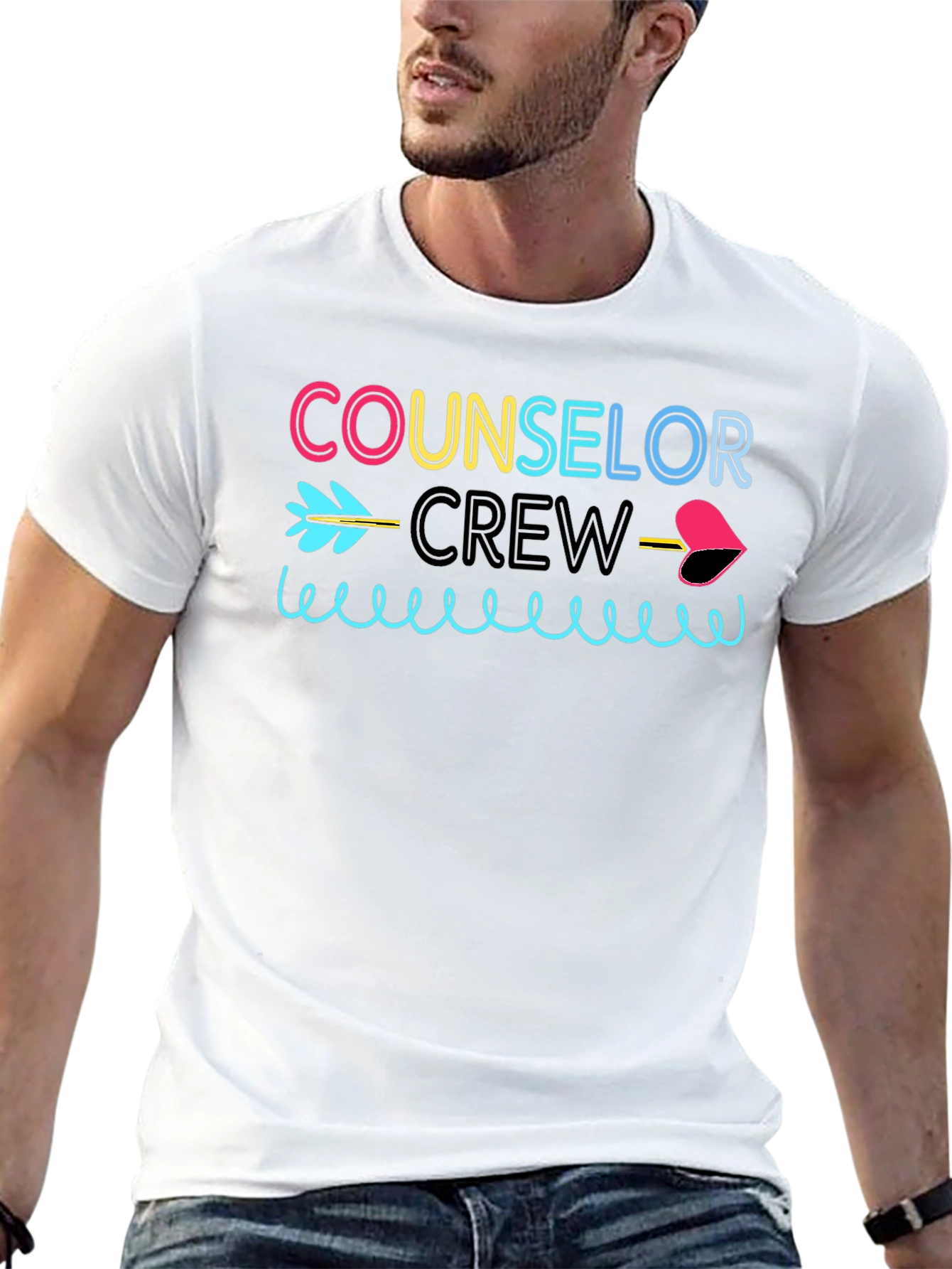 Counselor Crew Black T-Shirt