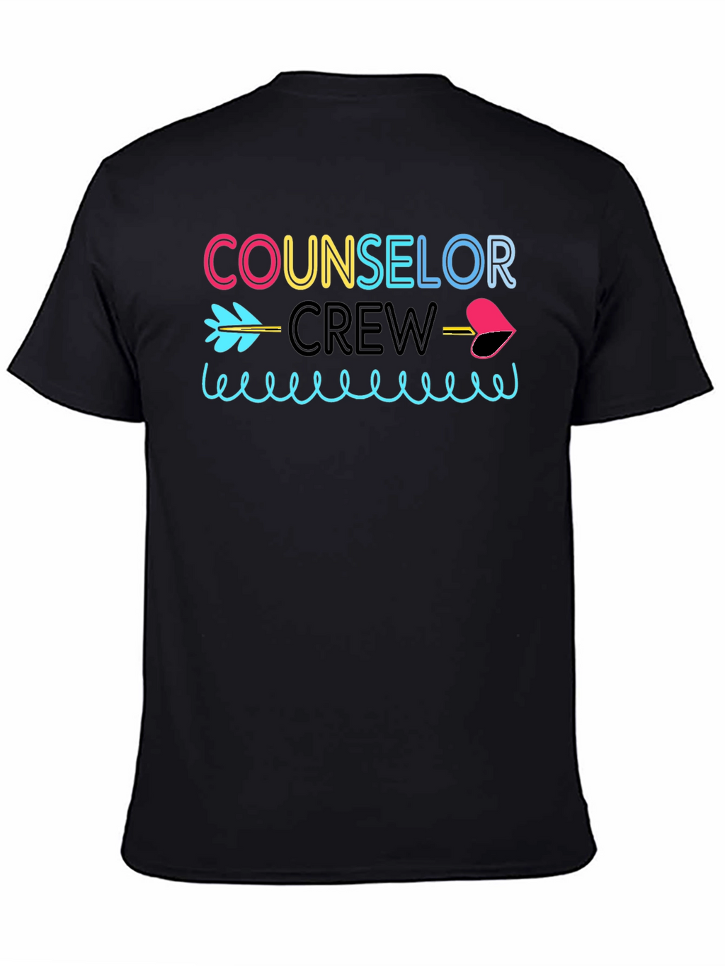 Counselor Crew Black T-Shirt