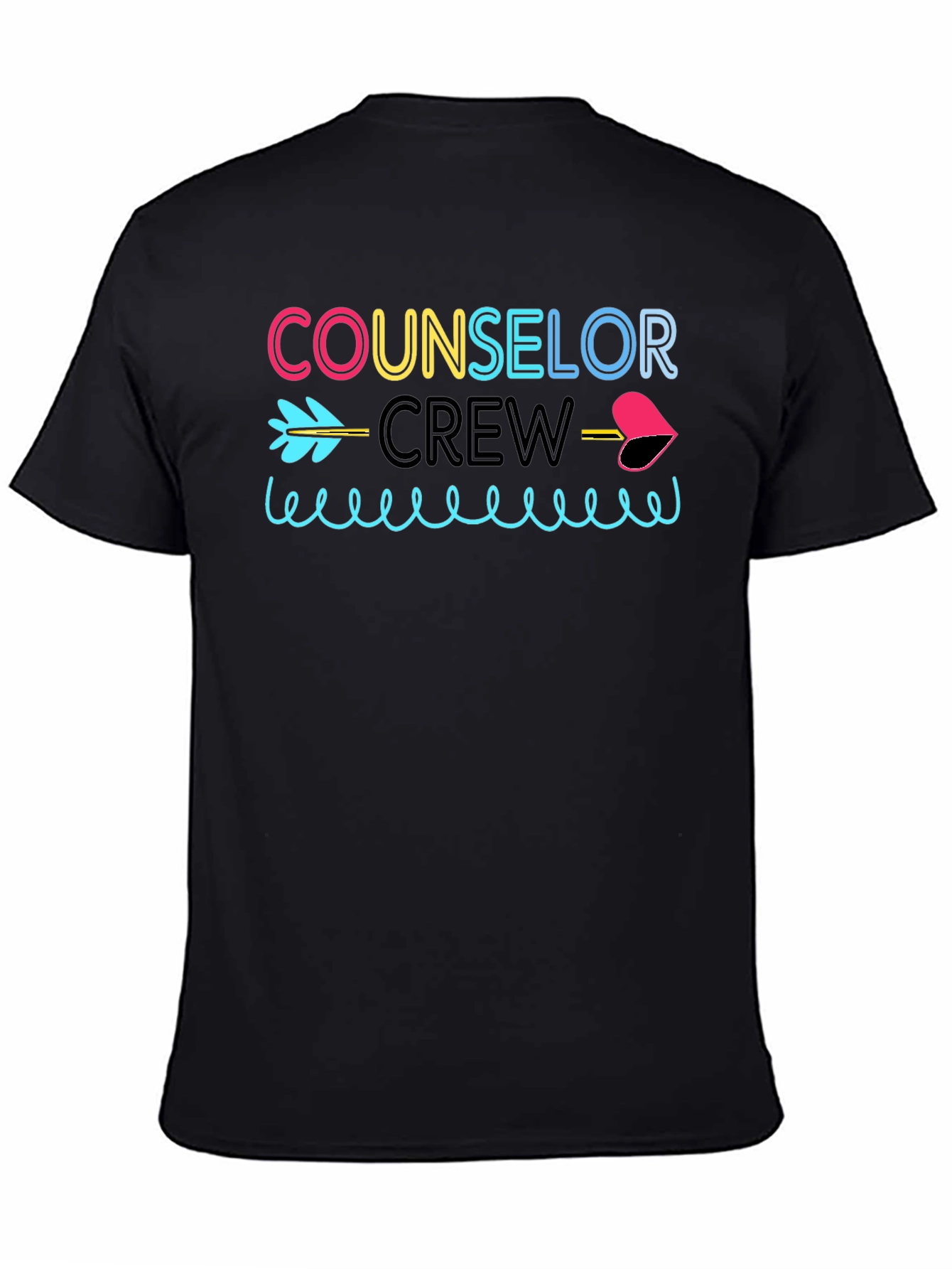 Counselor Crew Black T-Shirt