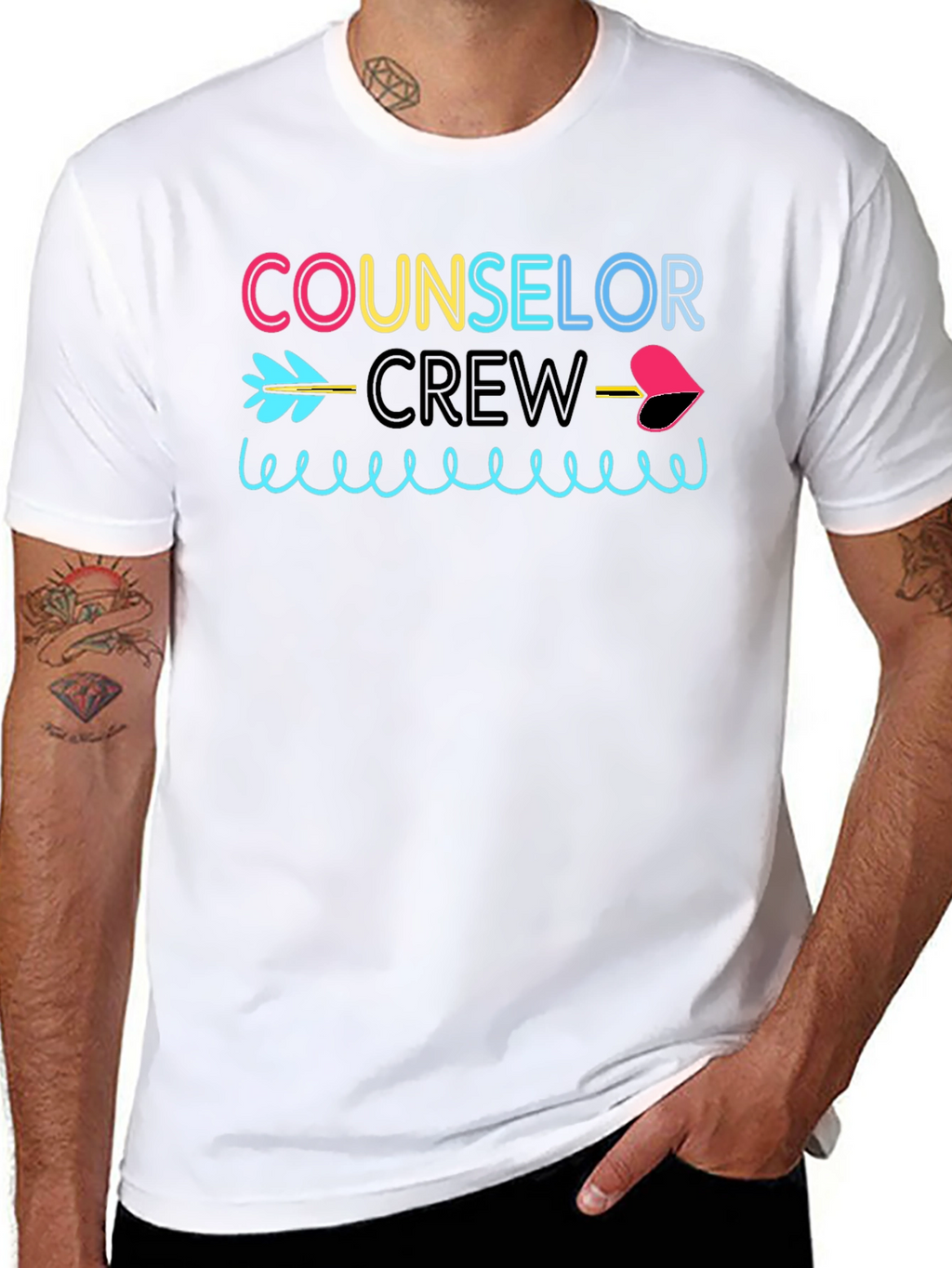 Counselor Crew Black T-Shirt