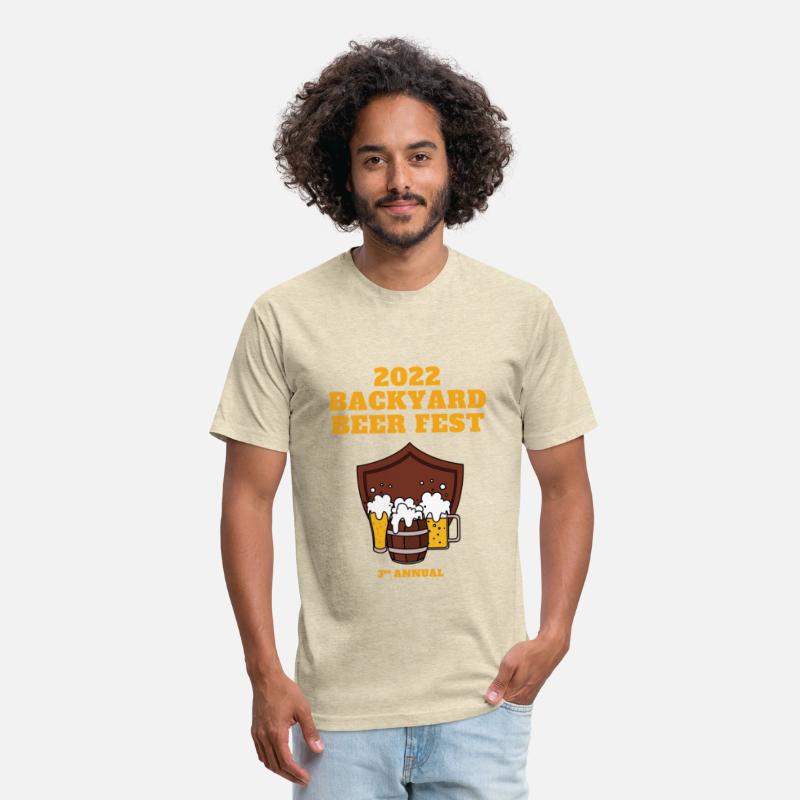 Backyard Beerfest 2022 shield with beer