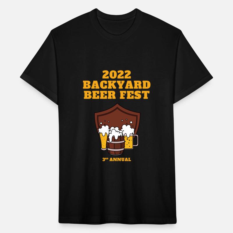 Backyard Beerfest 2022 shield with beer