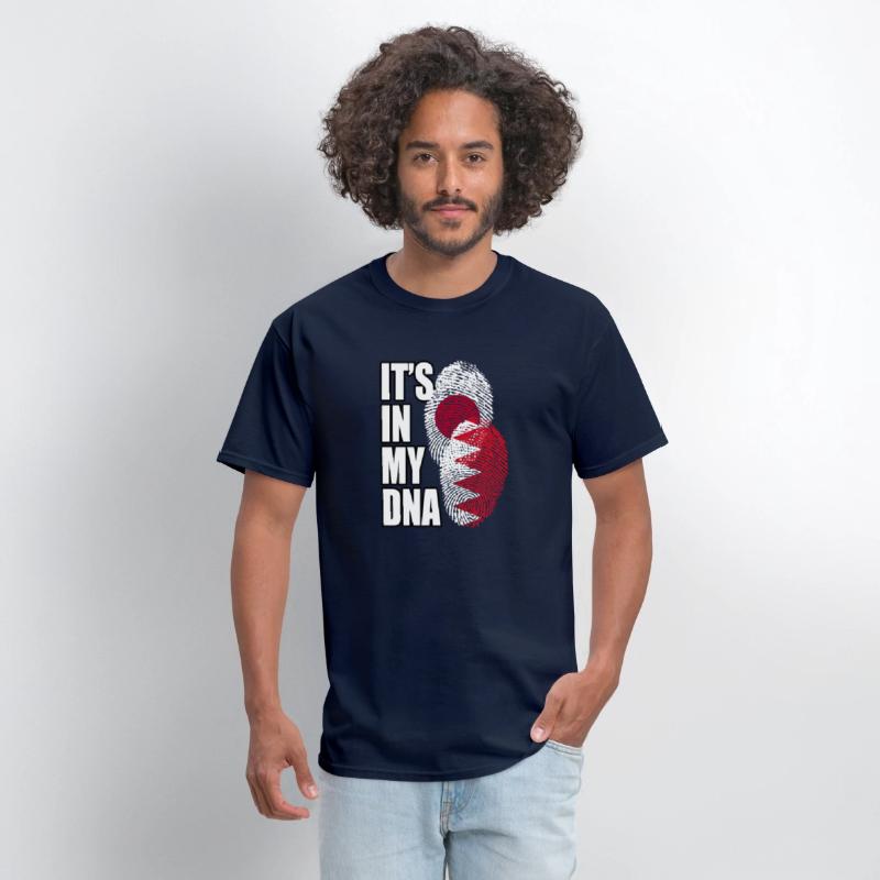 Bahraini And Japanese Mix Heritage DNA Flag