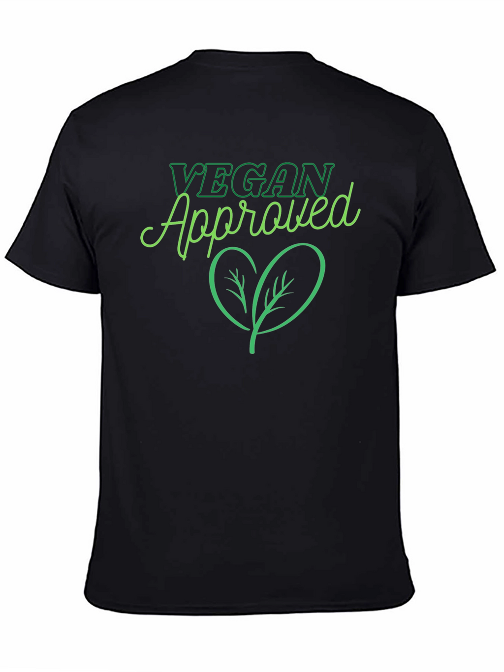 Vegan Approved T-Shirt - Green Logo