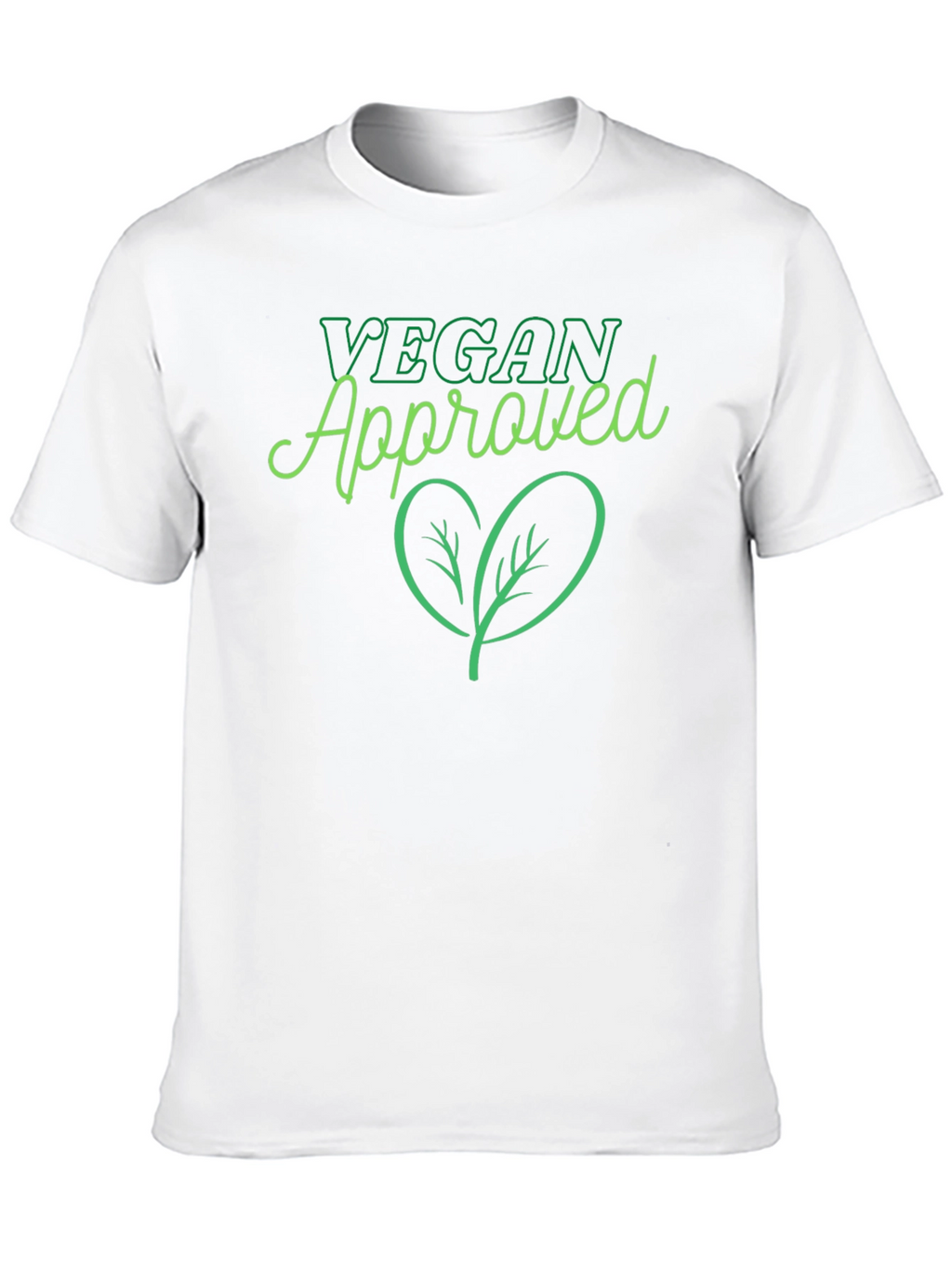 Vegan Approved T-Shirt - Green Logo