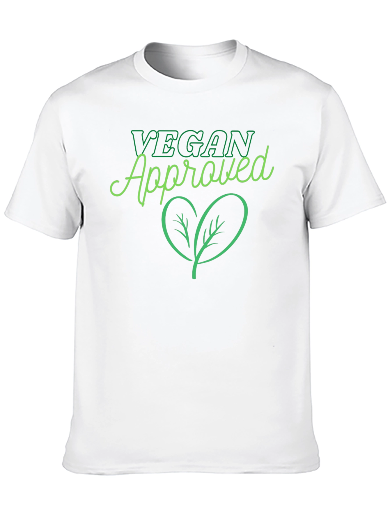 Vegan Approved T-Shirt - Green Logo