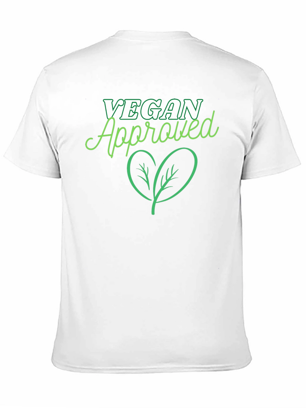 Vegan Approved T-Shirt - Green Logo