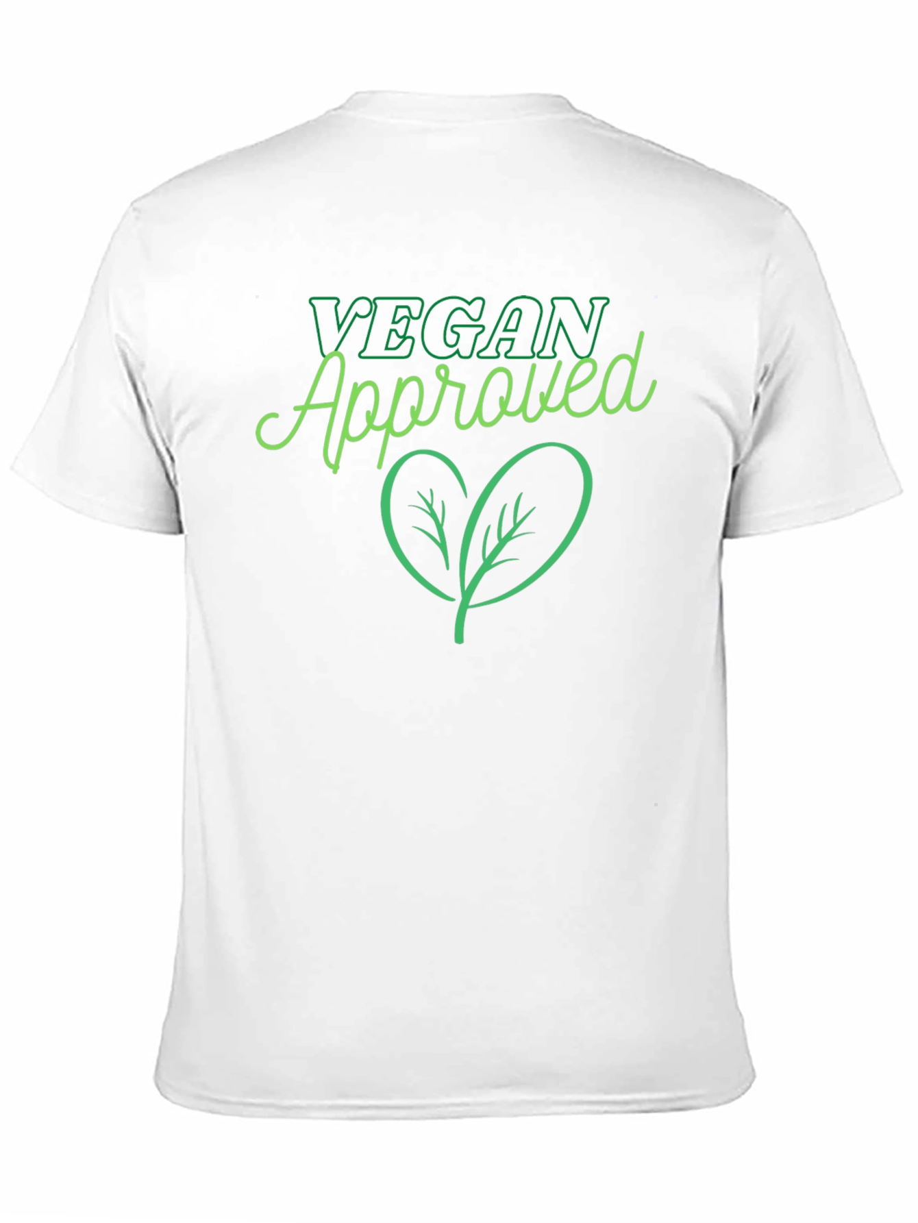 Vegan Approved T-Shirt - Green Logo