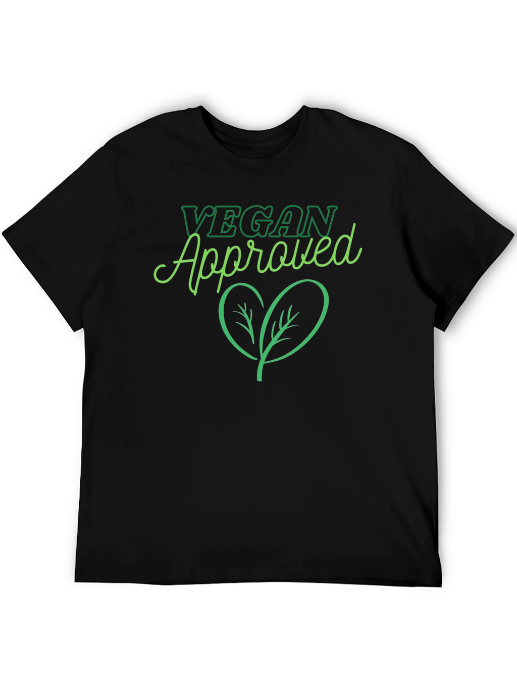 Vegan Approved T-Shirt - Green Logo