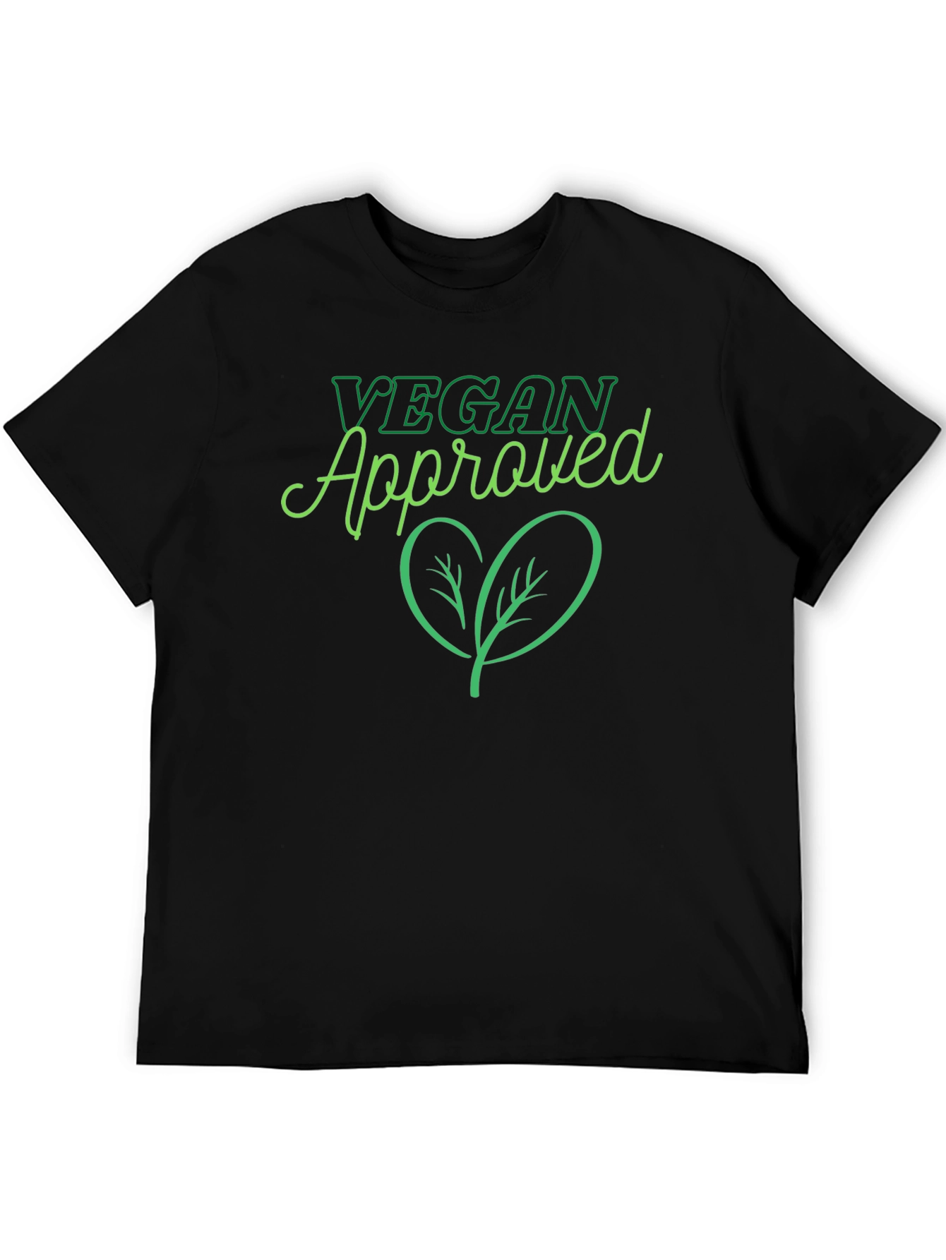 Vegan Approved T-Shirt - Green Logo