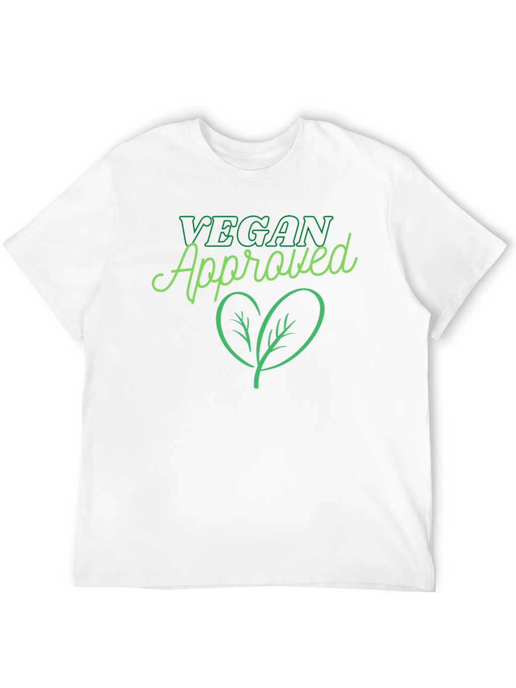 Vegan Approved T-Shirt - Green Logo