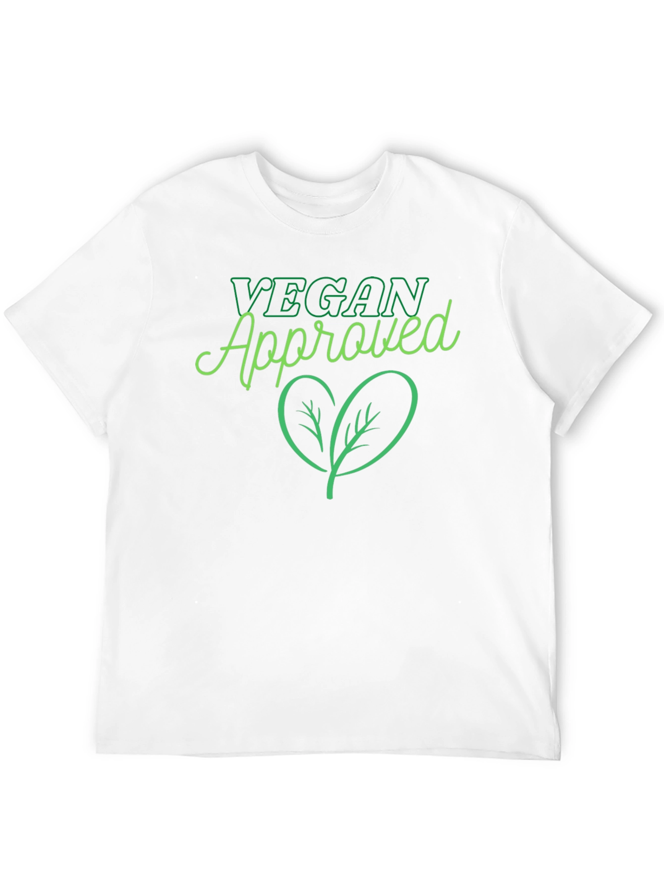 Vegan Approved T-Shirt - Green Logo