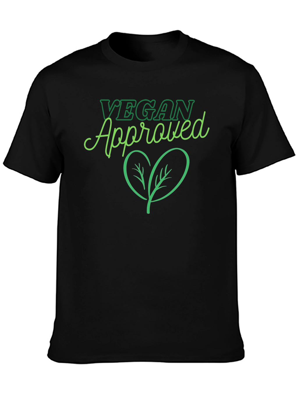 Vegan Approved T-Shirt - Green Logo