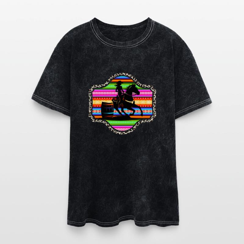 Barrel racing rodeo cowboy serape mexican horse