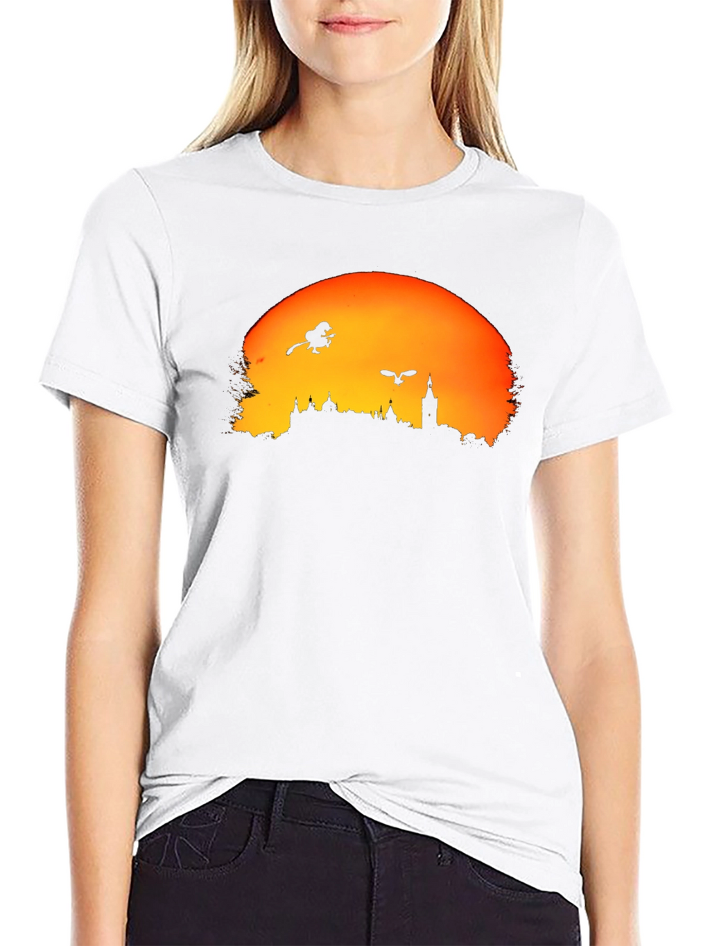 Halloween Town Black T-Shirt