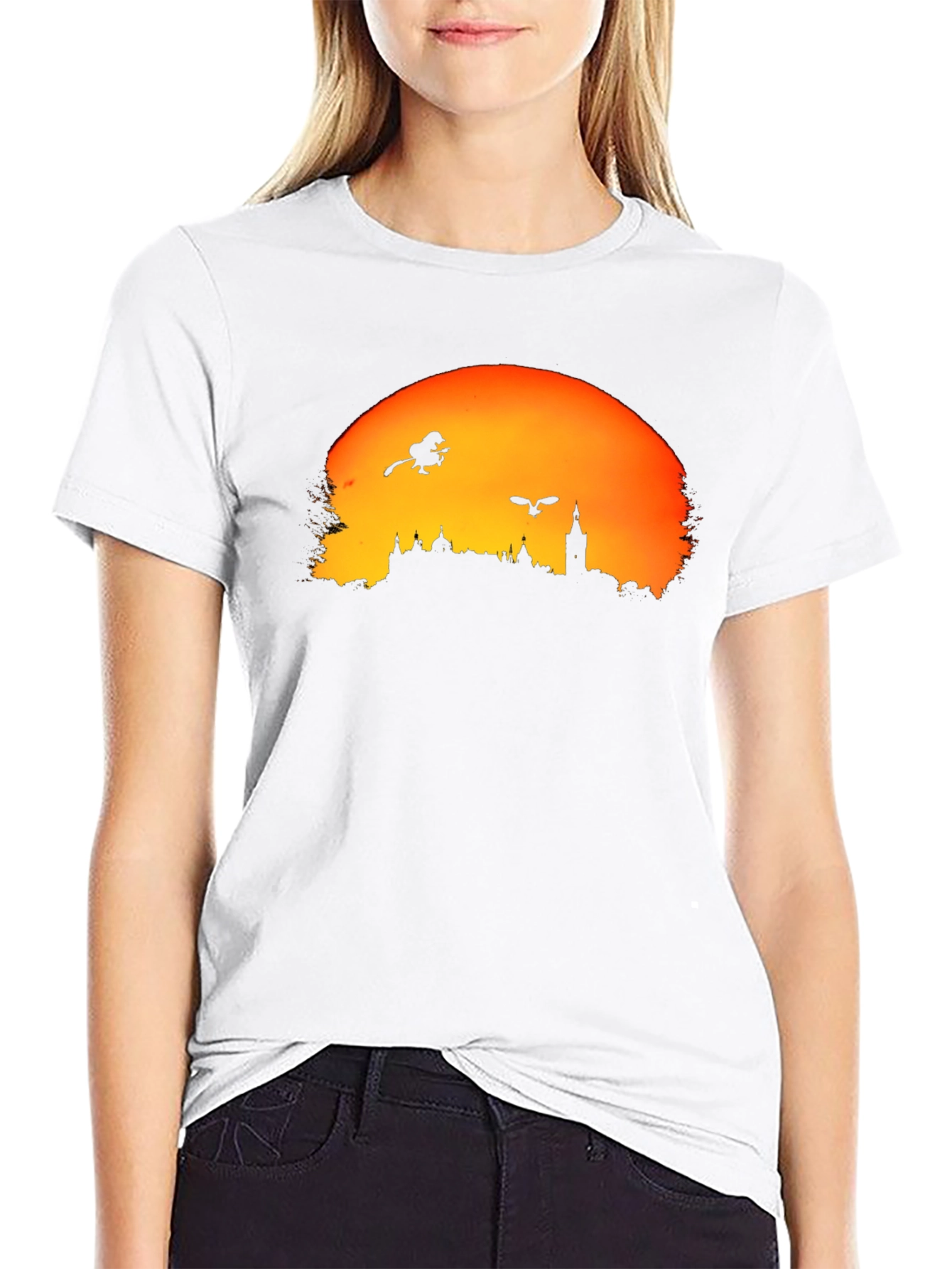 Halloween Town Black T-Shirt