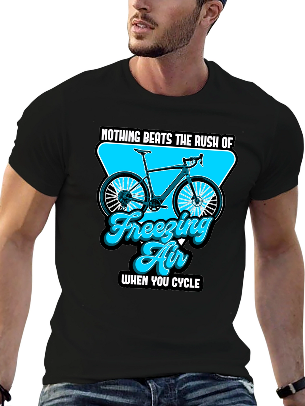 Freezing Air Cycle T-Shirt - Black