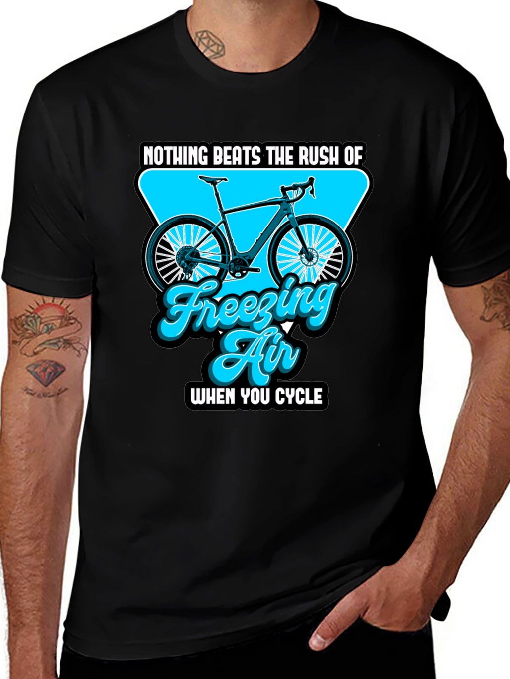 Freezing Air Cycle T-Shirt - Black