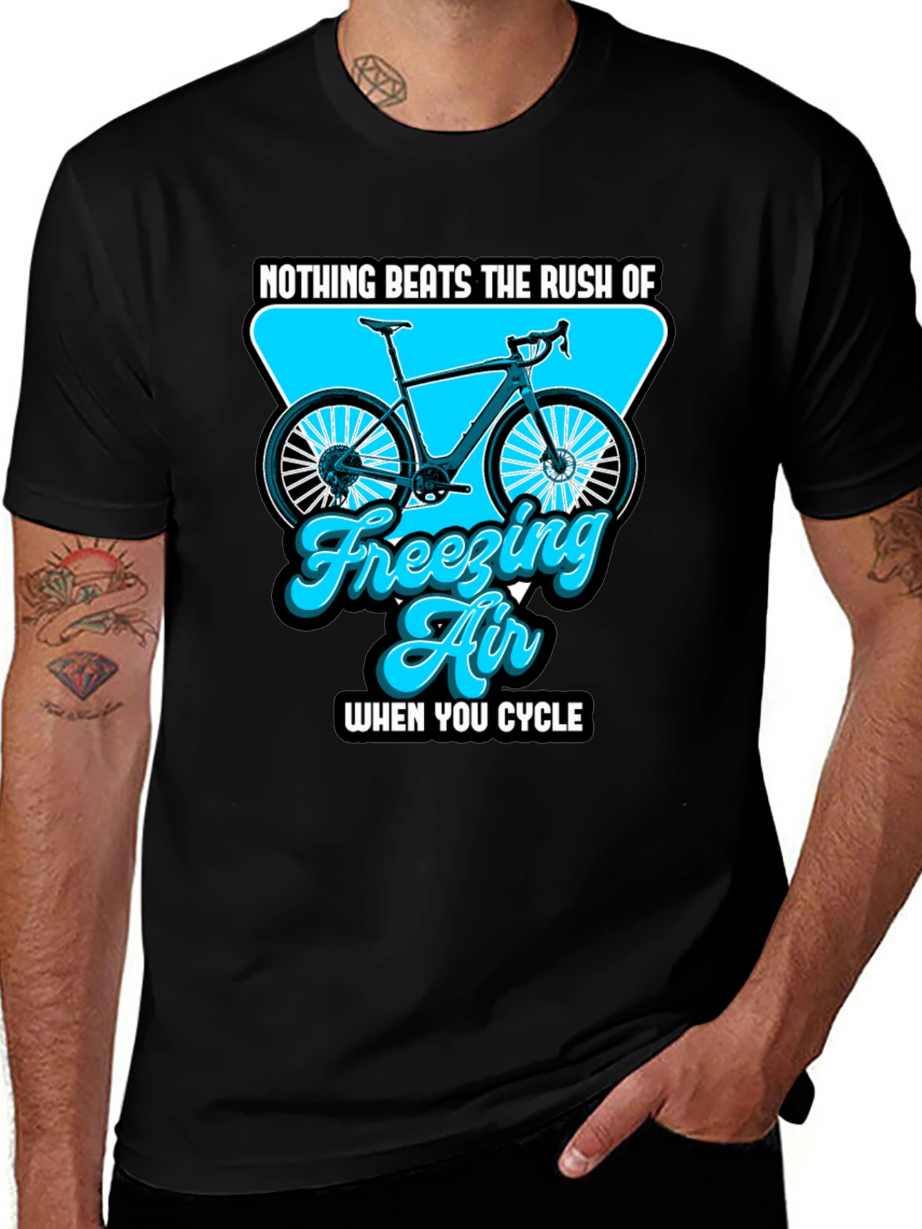 Freezing Air Cycle T-Shirt - Black