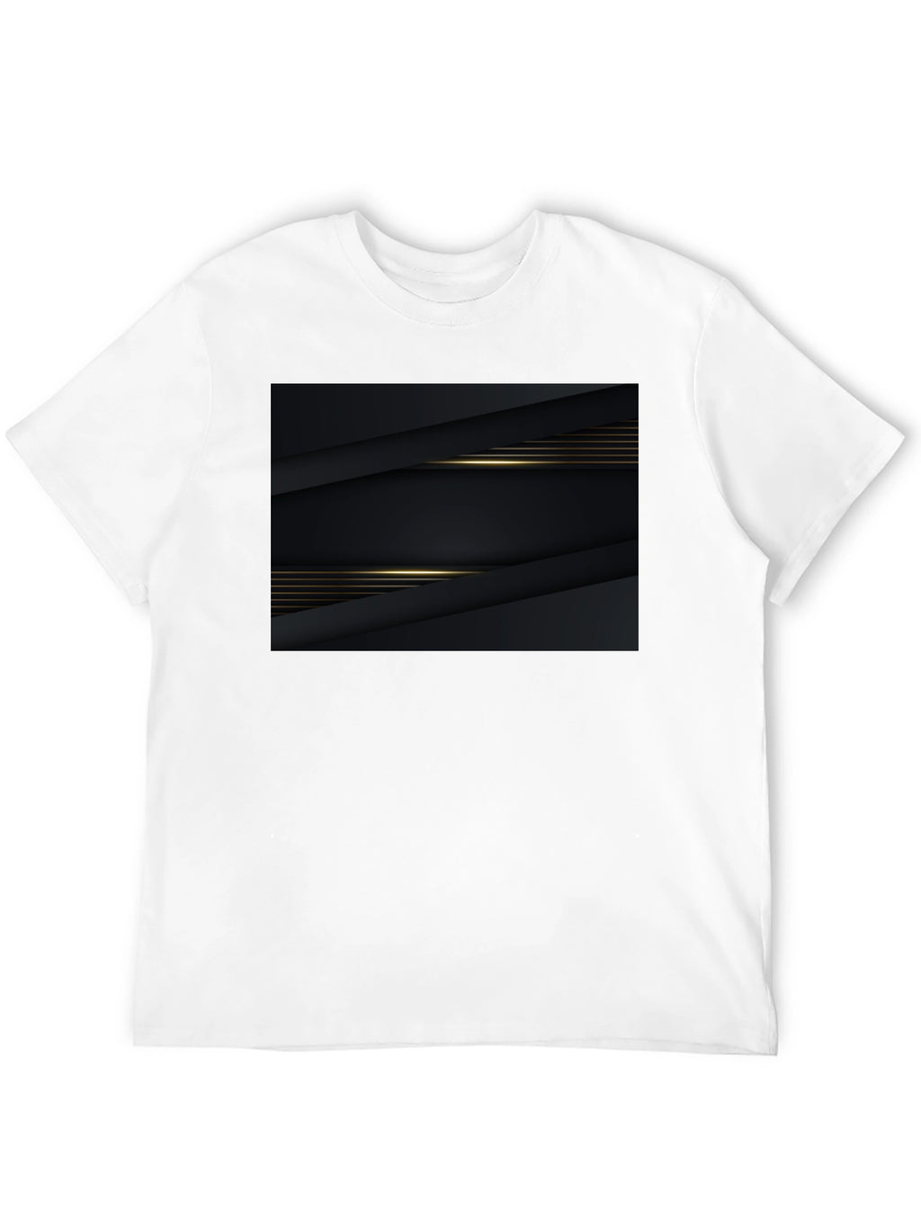 Sleek Black Graphic Tee - Modern Style