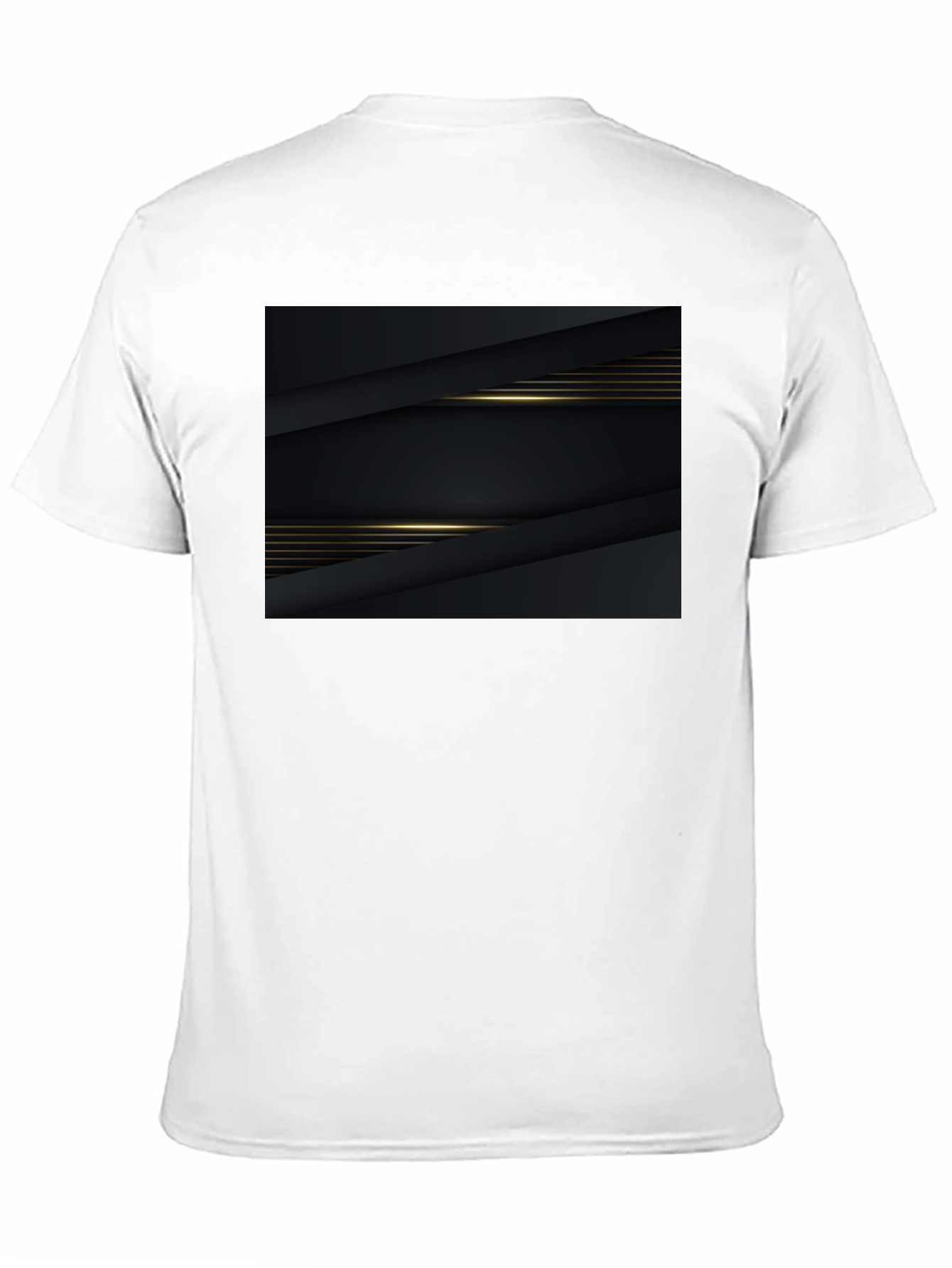 Sleek Black Graphic Tee - Modern Style
