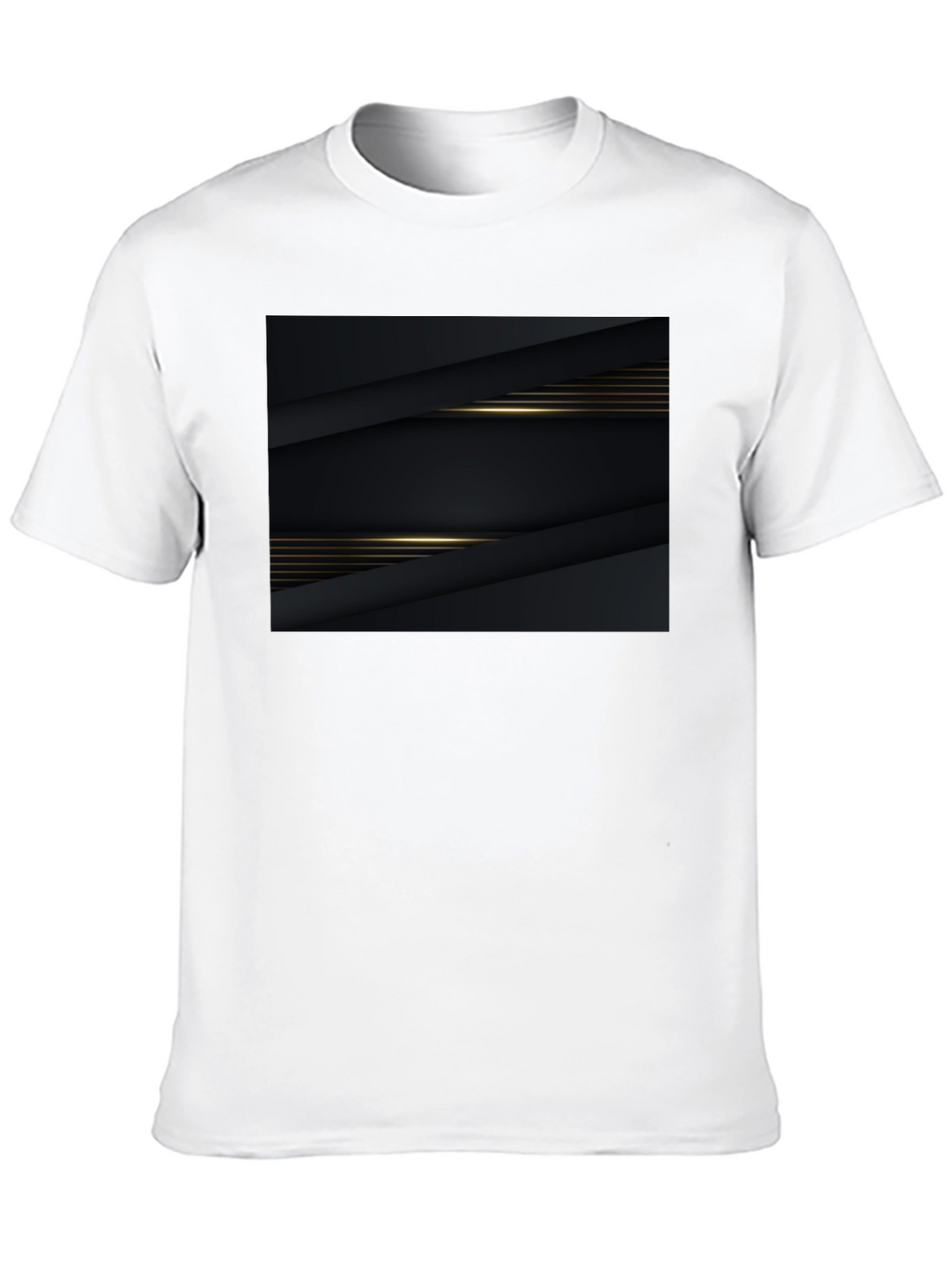Sleek Black Graphic Tee - Modern Style